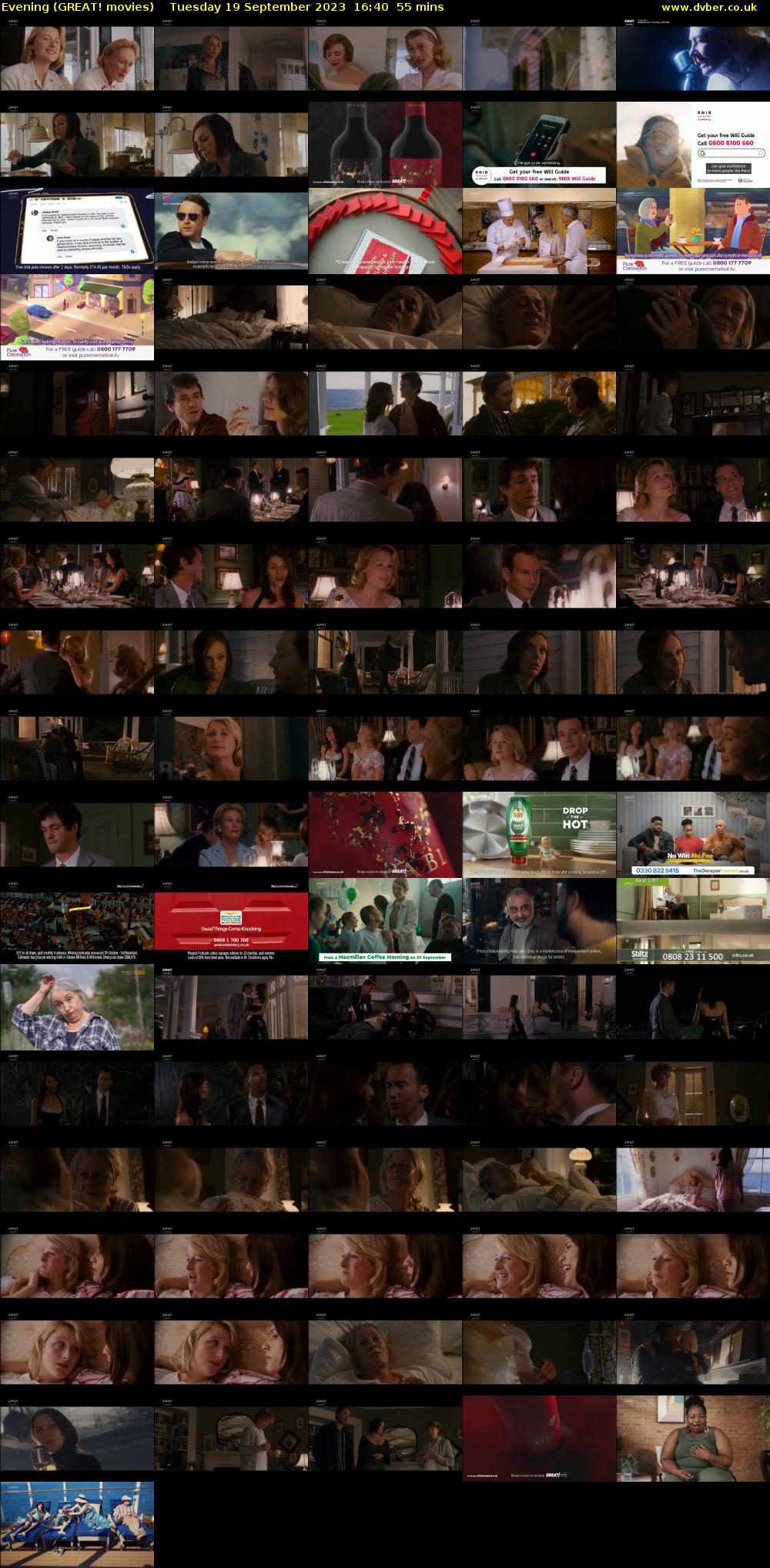 Evening (GREAT! movies) Tuesday 19 September 2023 16:40 - 17:35