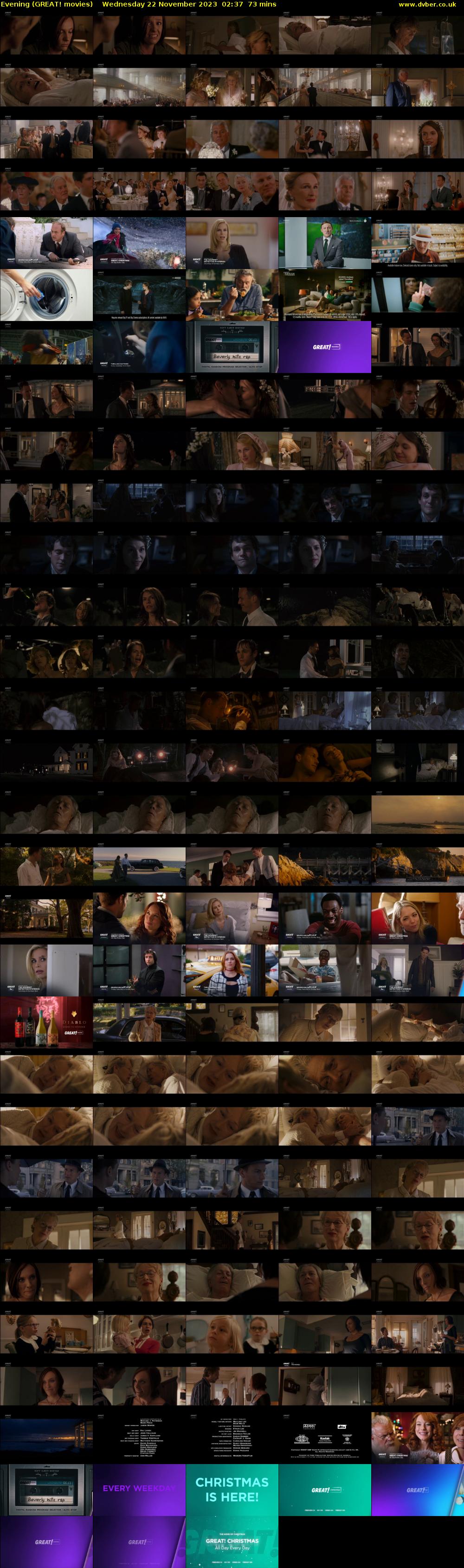 Evening (GREAT! movies) Wednesday 22 November 2023 02:37 - 03:50