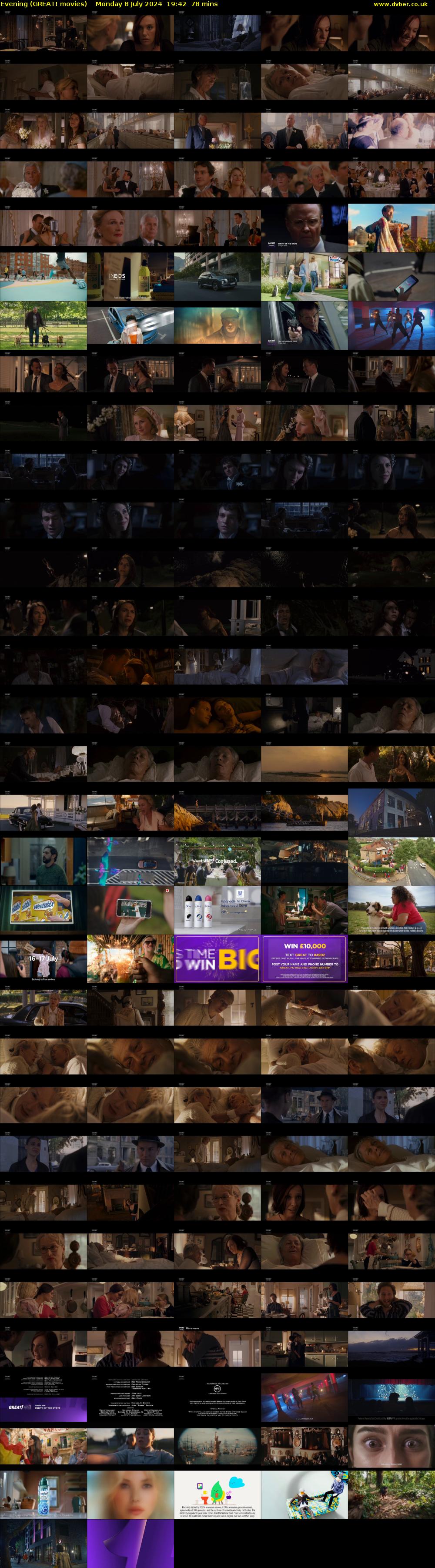 Evening (GREAT! movies) Monday 8 July 2024 19:42 - 21:00