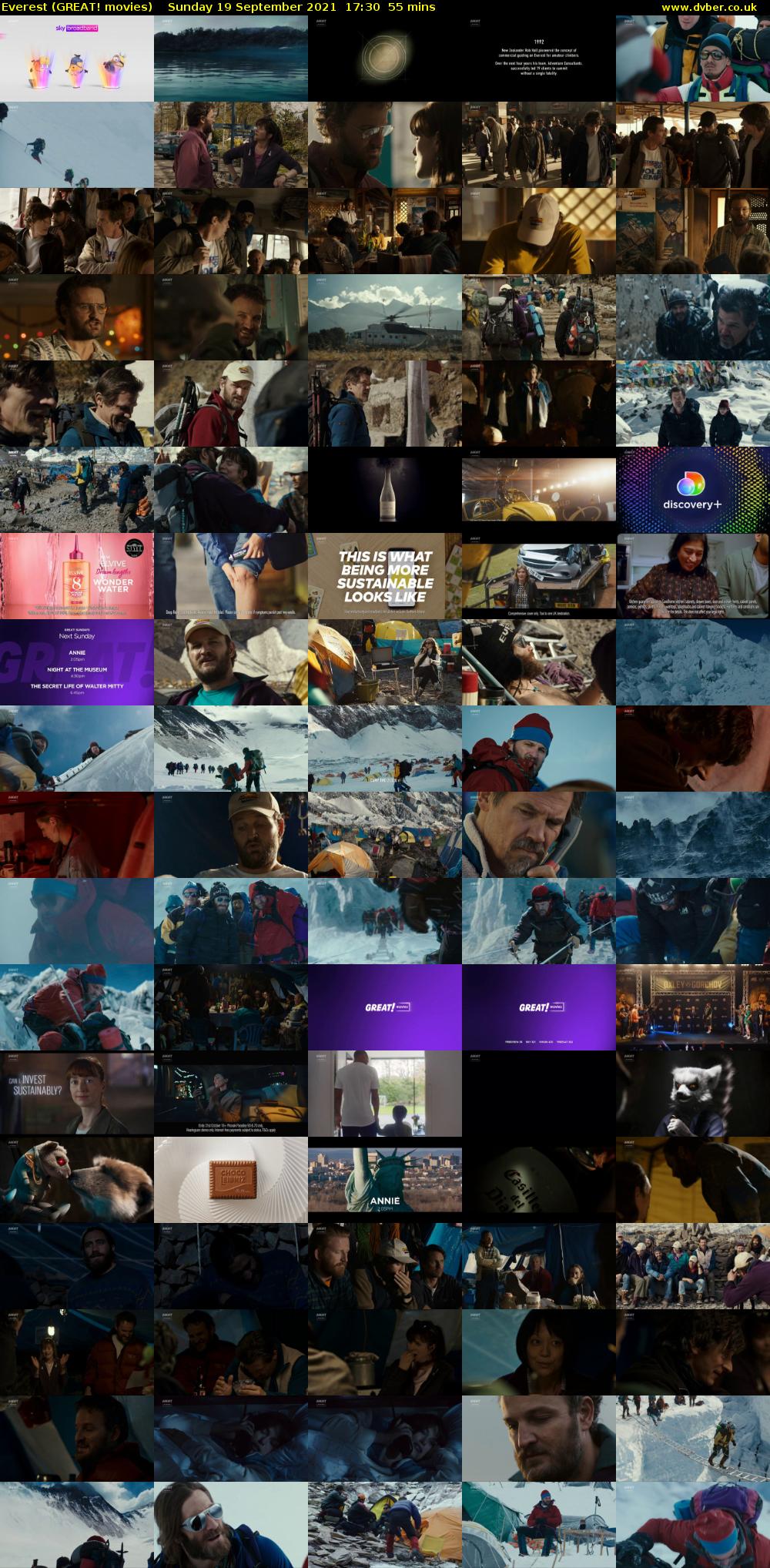 Everest (GREAT! movies) Sunday 19 September 2021 17:30 - 18:25