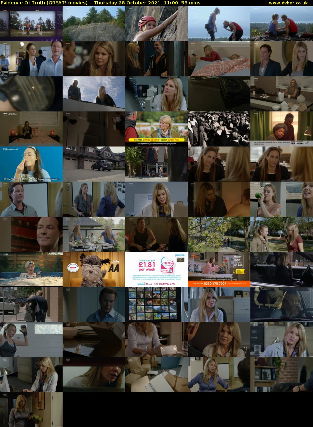Evidence Of Truth (GREAT! movies) Thursday 28 October 2021 11:00 - 11:55