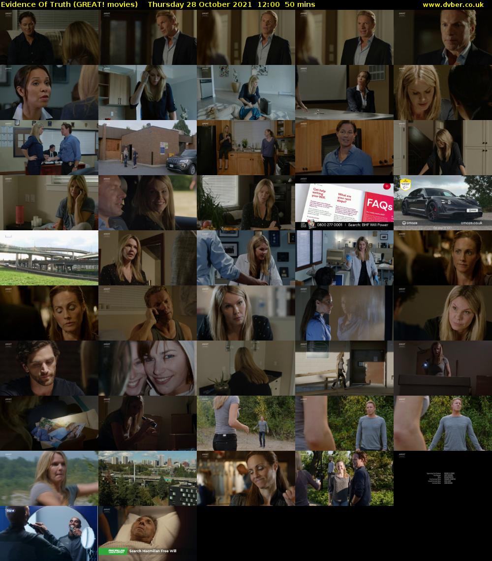 Evidence Of Truth (GREAT! movies) Thursday 28 October 2021 12:00 - 12:50