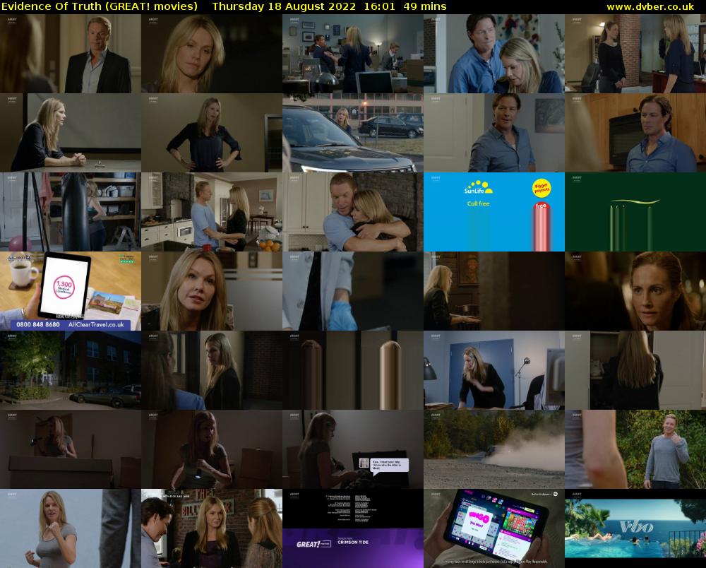 Evidence Of Truth (GREAT! movies) Thursday 18 August 2022 16:01 - 16:50