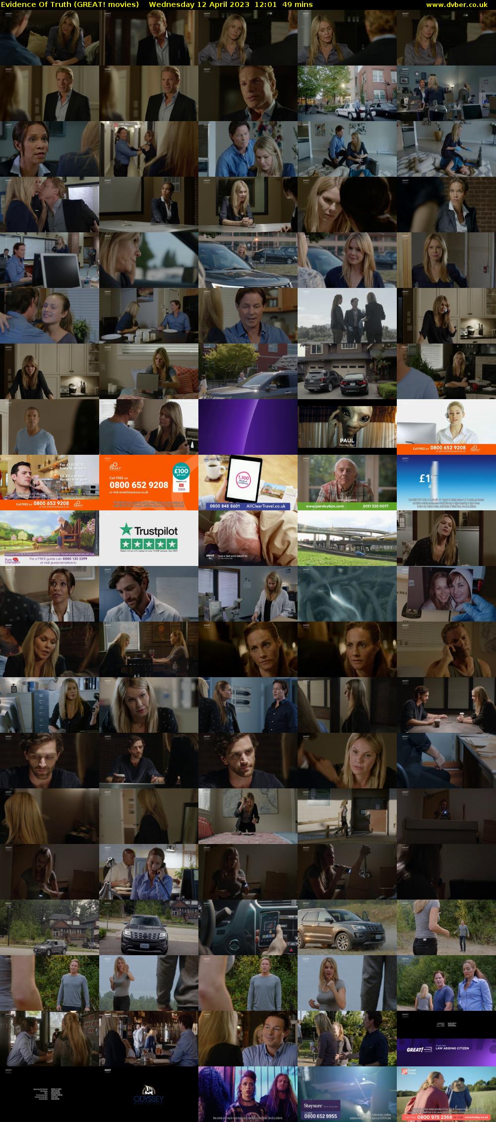 Evidence Of Truth (GREAT! movies) Wednesday 12 April 2023 12:01 - 12:50