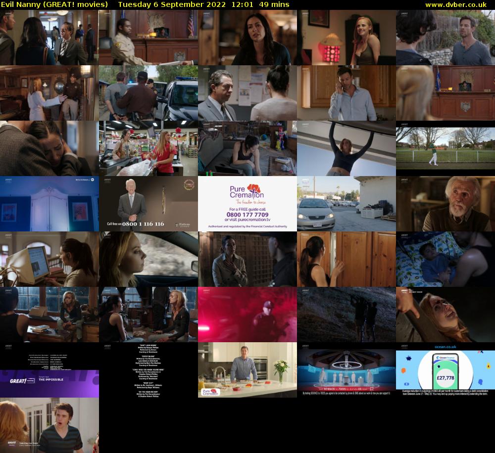 Evil Nanny (GREAT! movies) Tuesday 6 September 2022 12:01 - 12:50