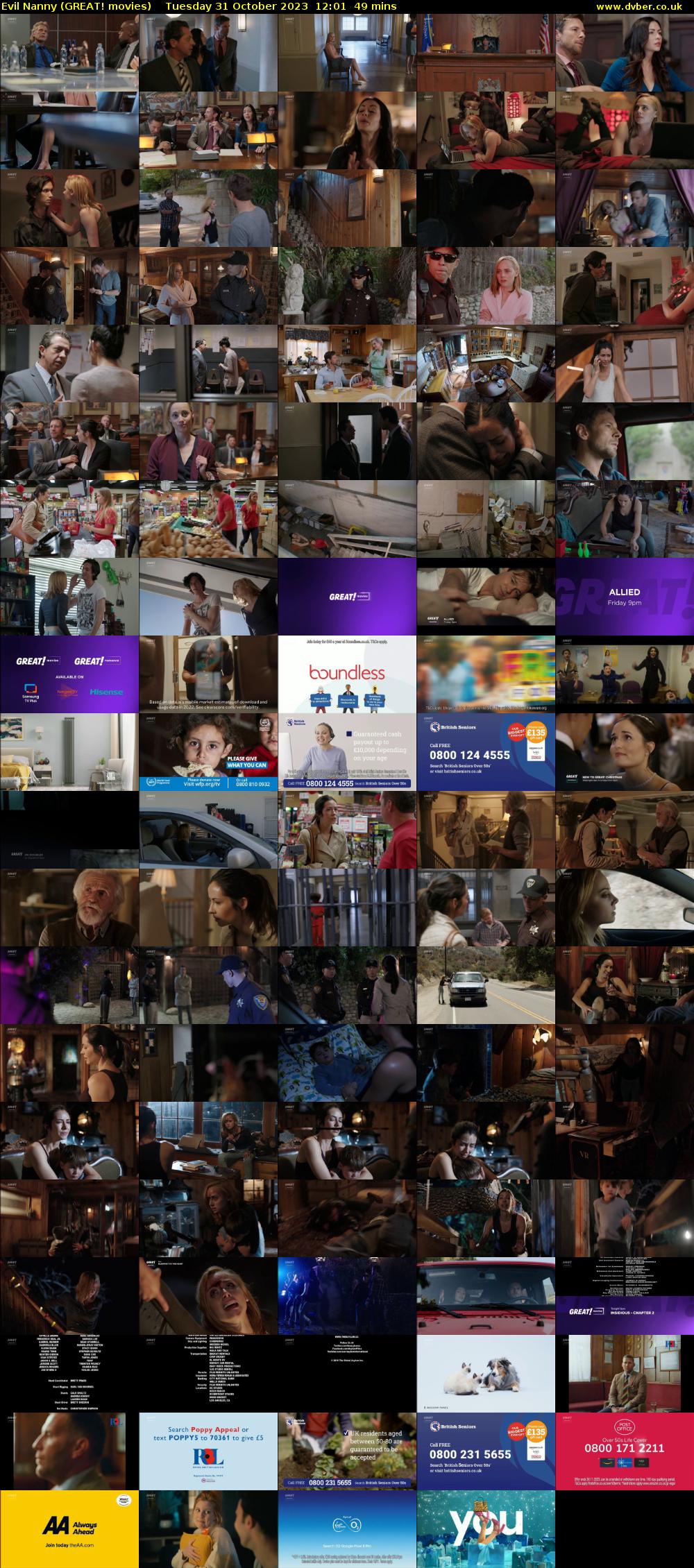 Evil Nanny (GREAT! movies) Tuesday 31 October 2023 12:01 - 12:50