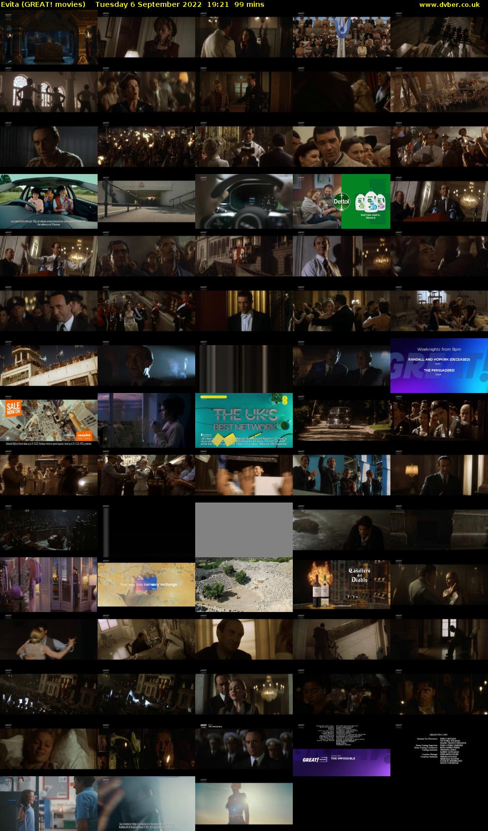 Evita (GREAT! movies) Tuesday 6 September 2022 19:21 - 21:00