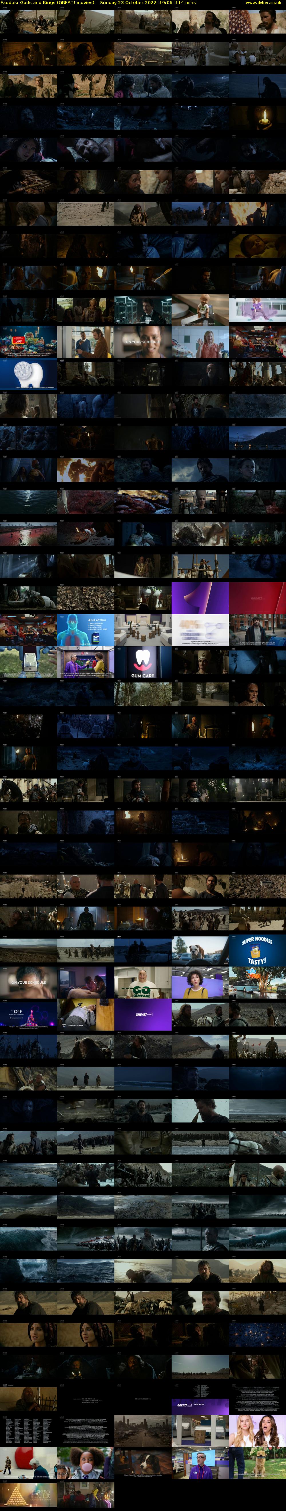 Exodus: Gods and Kings (GREAT! movies) Sunday 23 October 2022 19:06 - 21:00