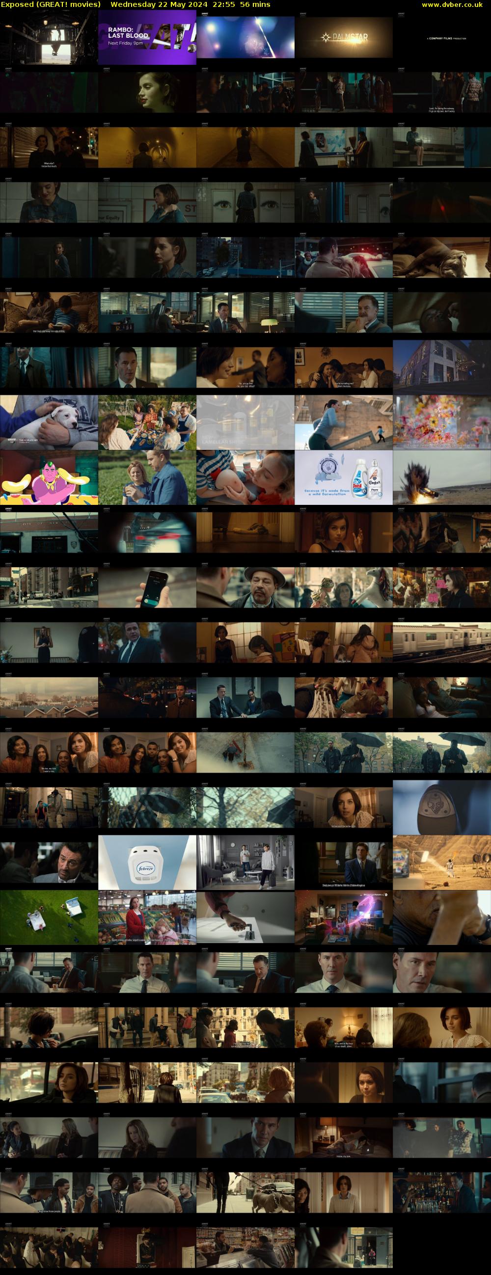 Exposed (GREAT! movies) Wednesday 22 May 2024 22:55 - 23:51