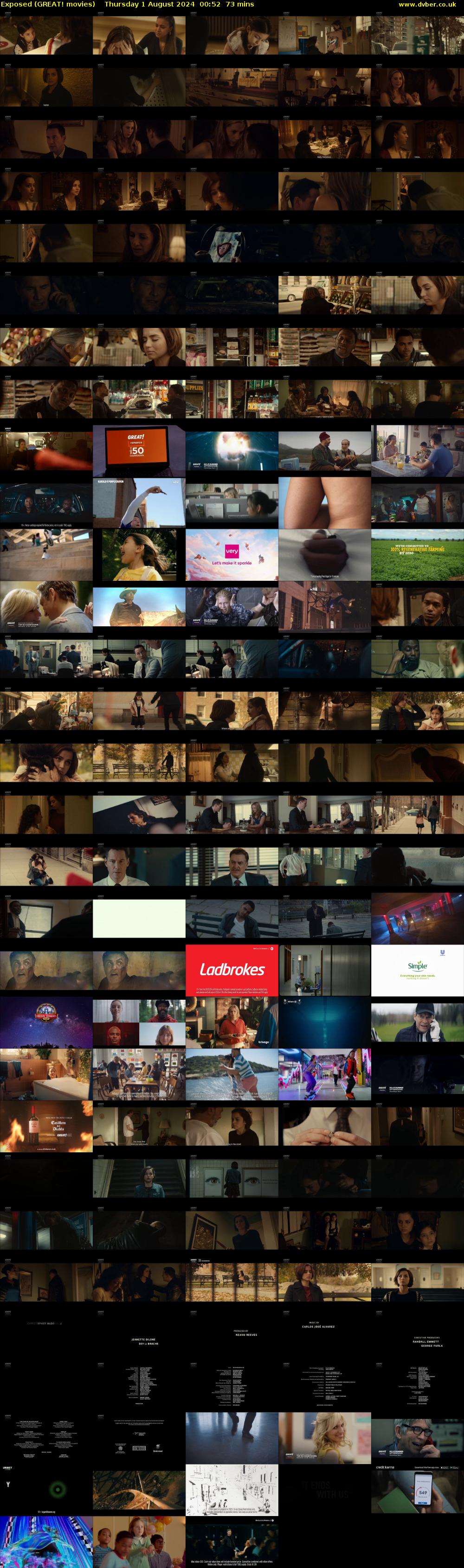 Exposed (GREAT! movies) Thursday 1 August 2024 00:52 - 02:05