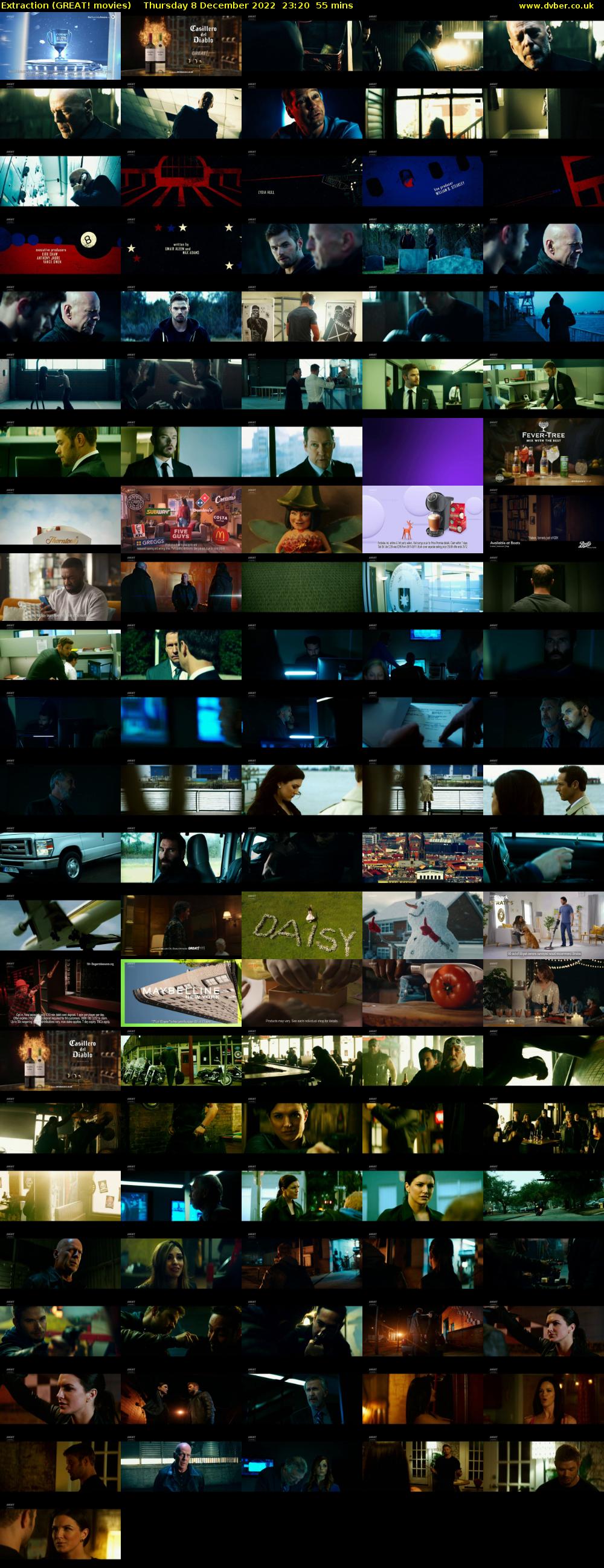 Extraction (GREAT! movies) Thursday 8 December 2022 23:20 - 00:15