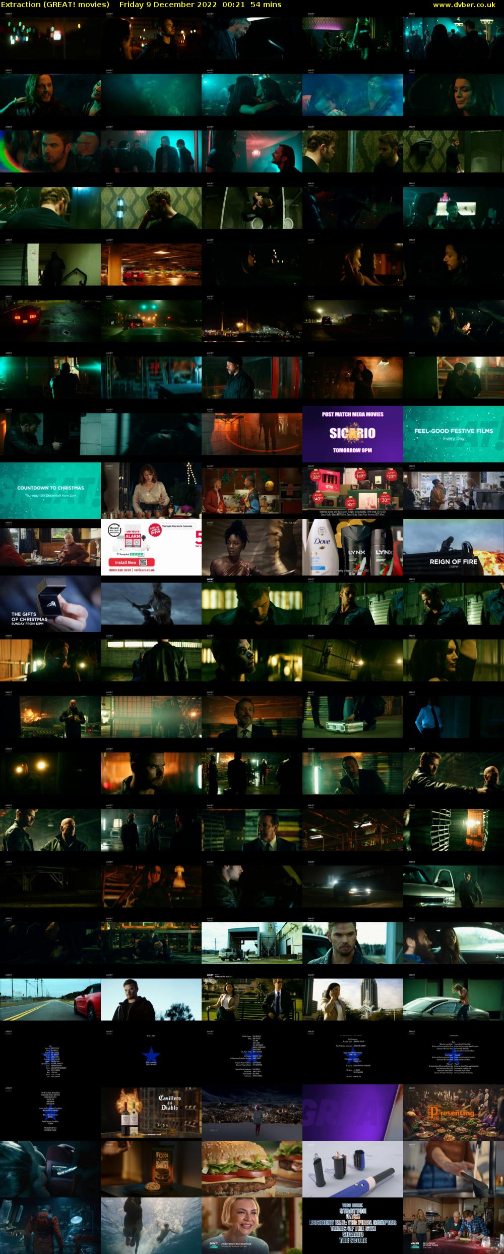 Extraction (GREAT! movies) Friday 9 December 2022 00:21 - 01:15