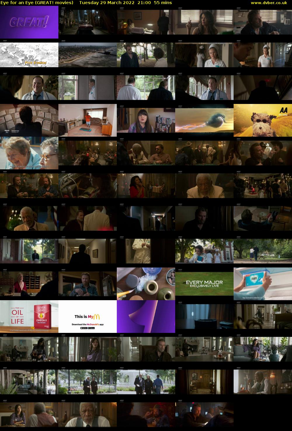 Eye for an Eye (GREAT! movies) Tuesday 29 March 2022 21:00 - 21:55