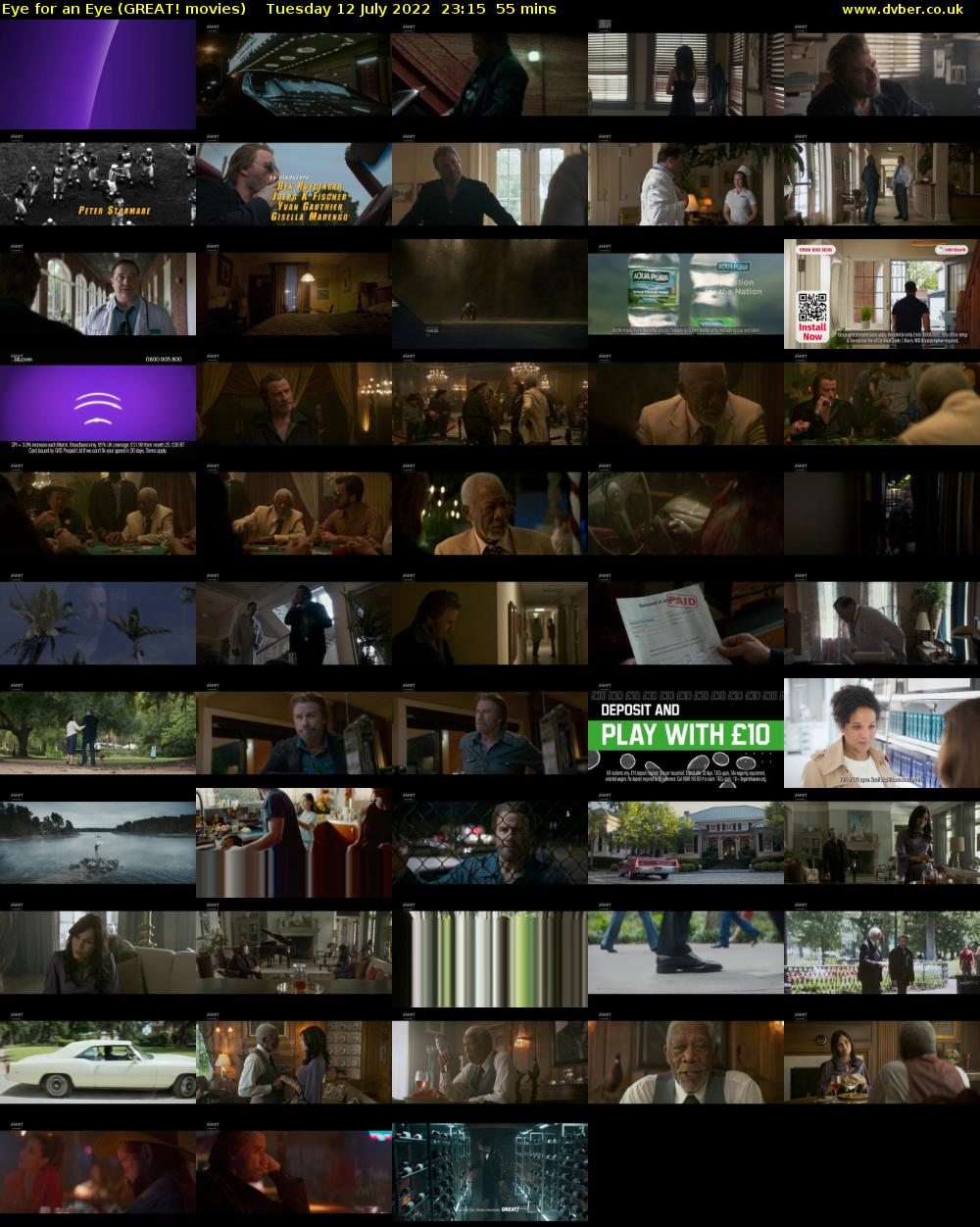 Eye for an Eye (GREAT! movies) Tuesday 12 July 2022 23:15 - 00:10