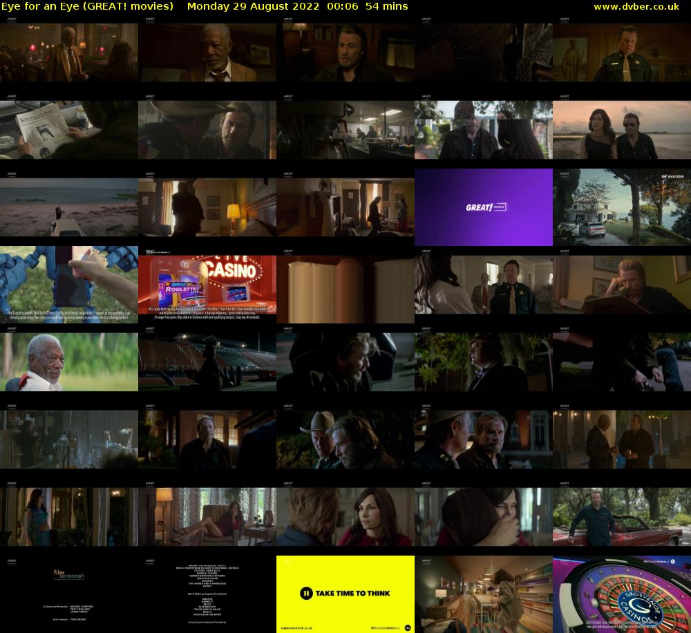 Eye for an Eye (GREAT! movies) Monday 29 August 2022 00:06 - 01:00