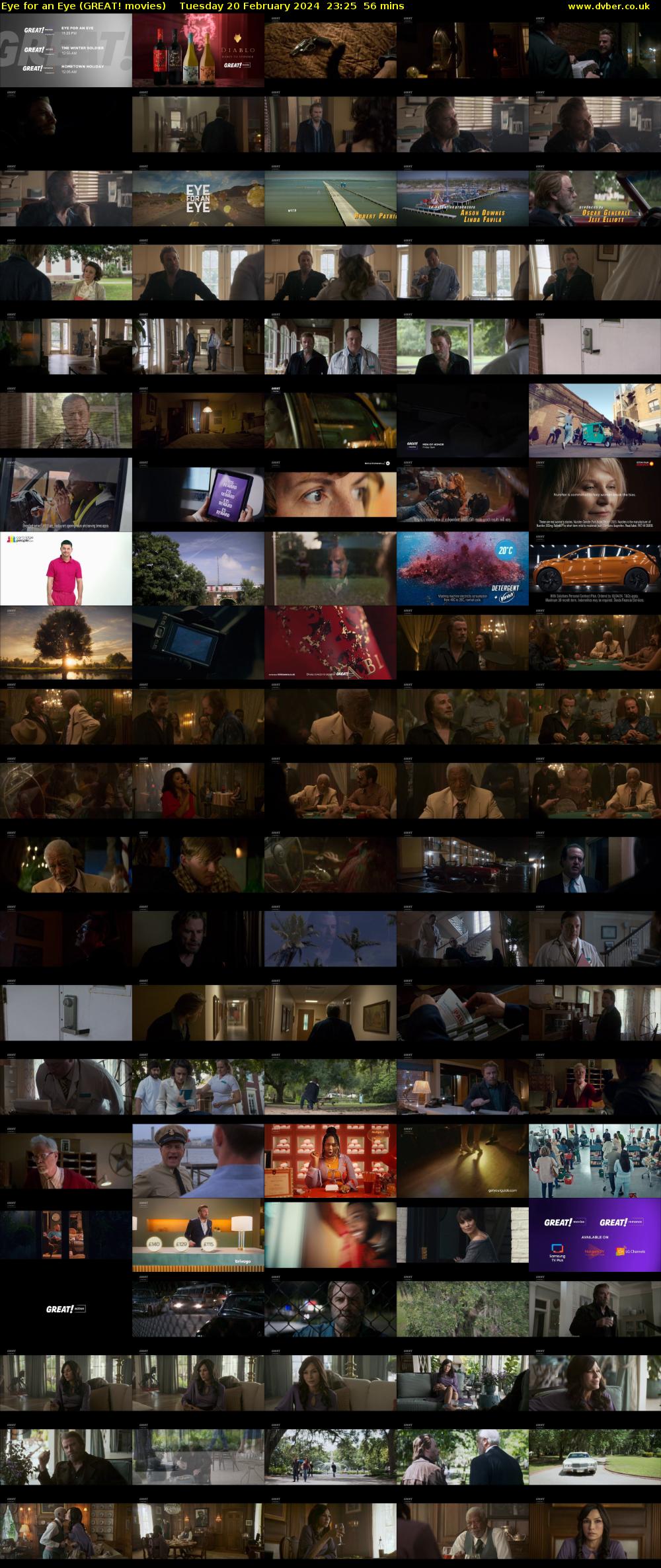 Eye for an Eye (GREAT! movies) Tuesday 20 February 2024 23:25 - 00:21