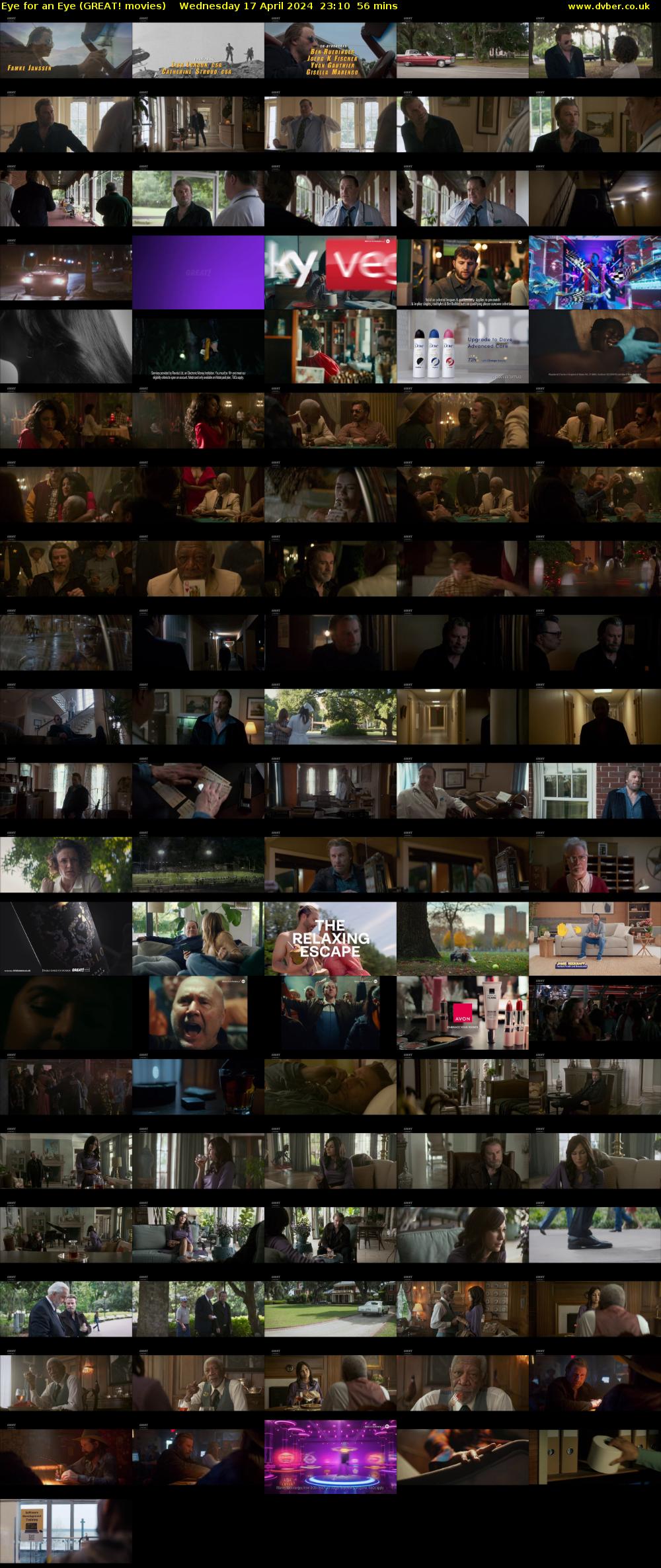 Eye for an Eye (GREAT! movies) Wednesday 17 April 2024 23:10 - 00:06
