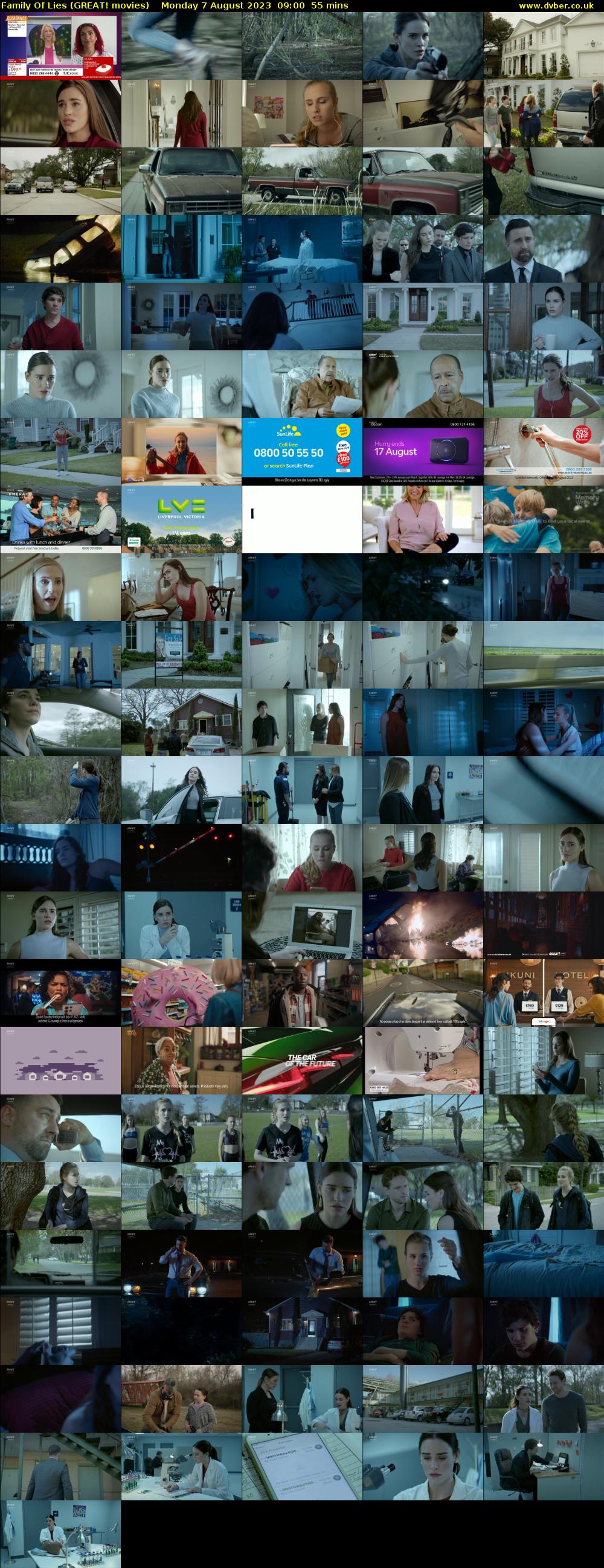 Family Of Lies (GREAT! movies) Monday 7 August 2023 09:00 - 09:55