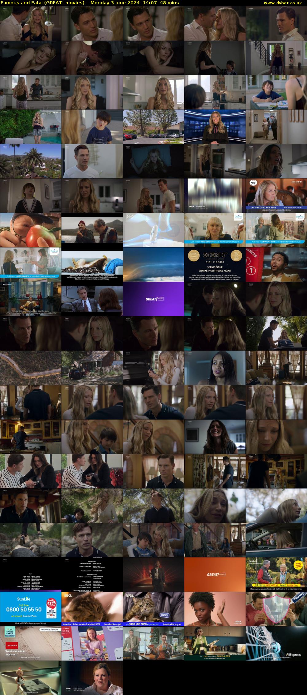 Famous And Fatal (GREAT! movies) Monday 3 June 2024 14:07 - 14:55