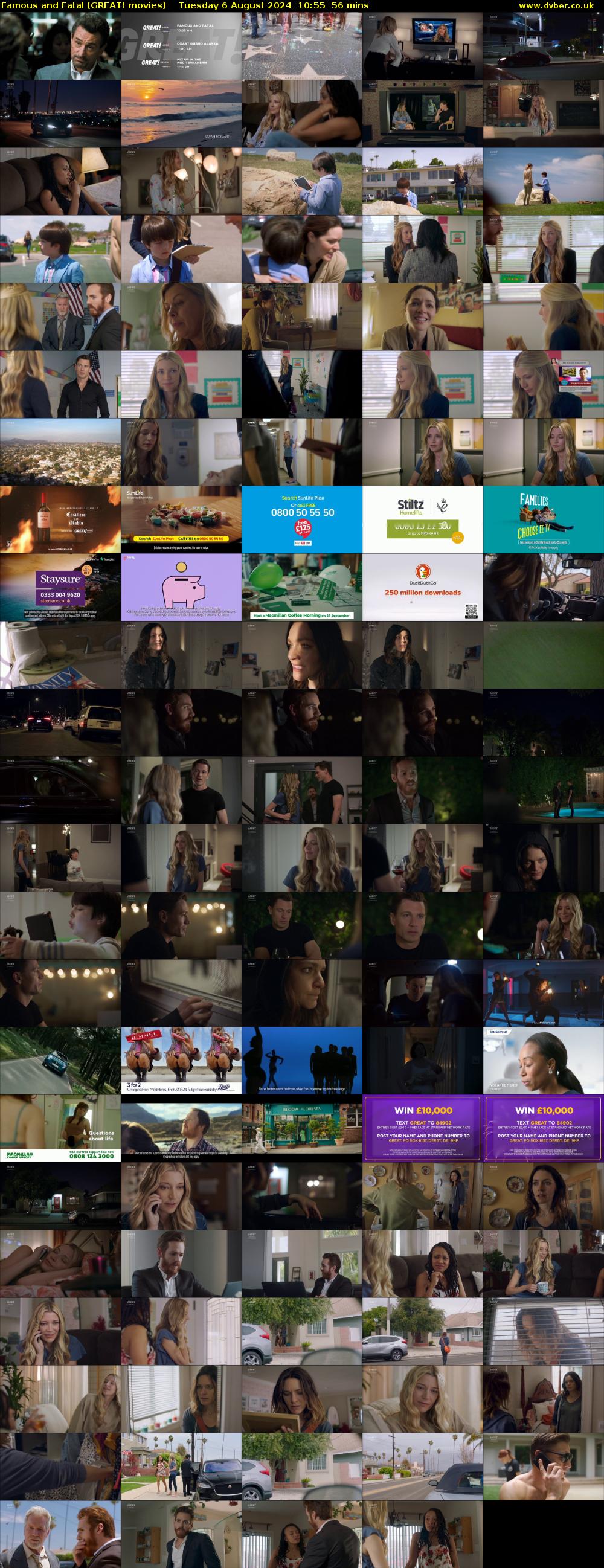 Famous And Fatal (GREAT! movies) Tuesday 6 August 2024 10:55 - 11:51