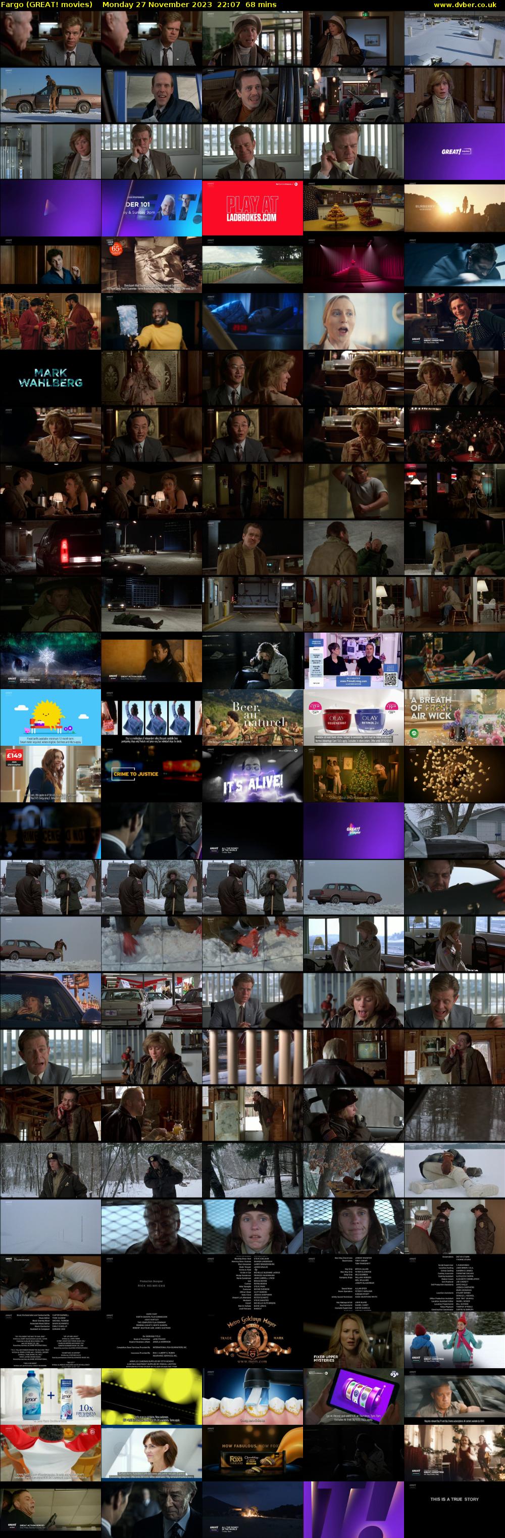 Fargo (GREAT! movies) Monday 27 November 2023 22:07 - 23:15