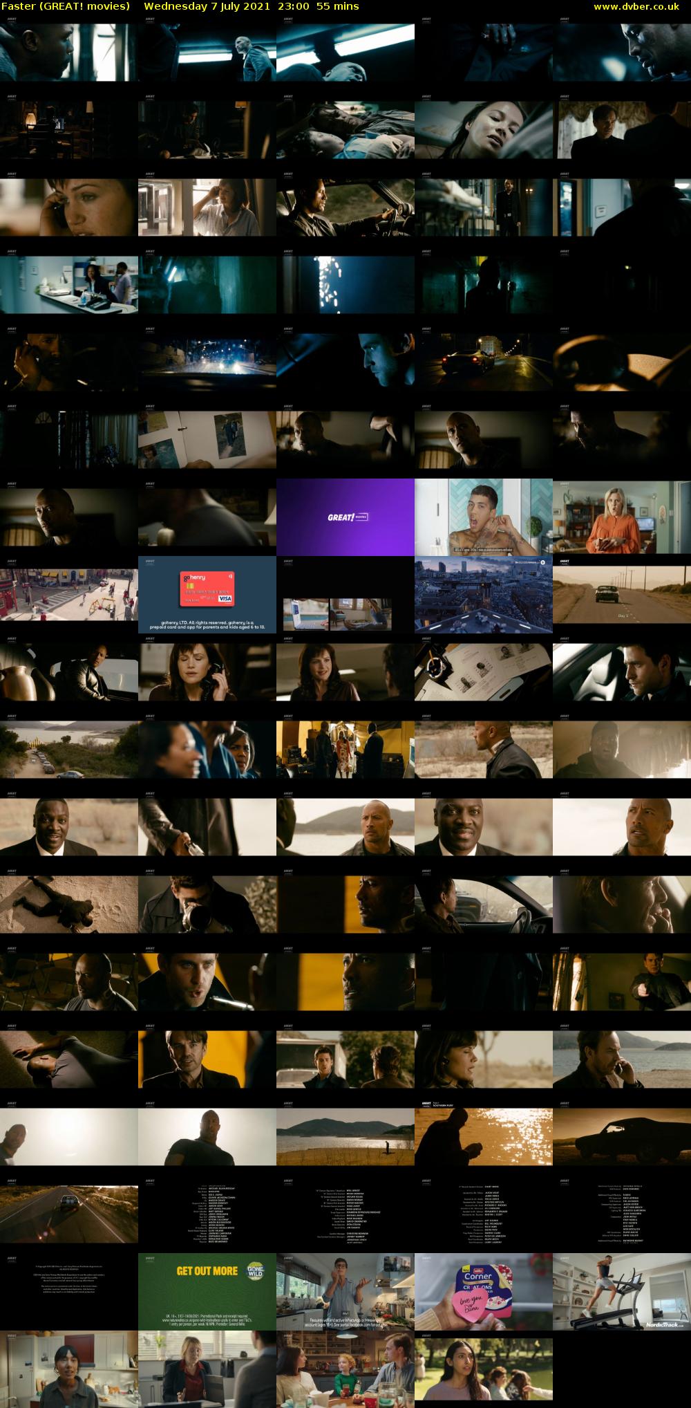 Faster (GREAT! movies) Wednesday 7 July 2021 23:00 - 23:55