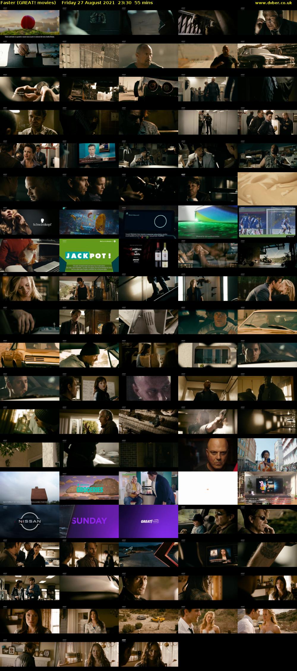 Faster (GREAT! movies) Friday 27 August 2021 23:30 - 00:25