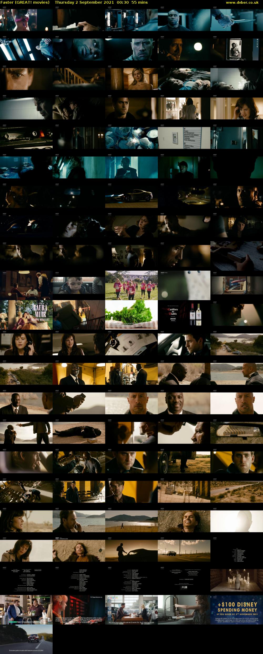 Faster (GREAT! movies) Thursday 2 September 2021 00:30 - 01:25