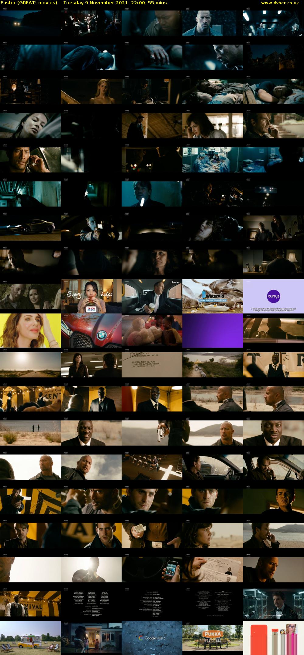 Faster (GREAT! movies) Tuesday 9 November 2021 22:00 - 22:55