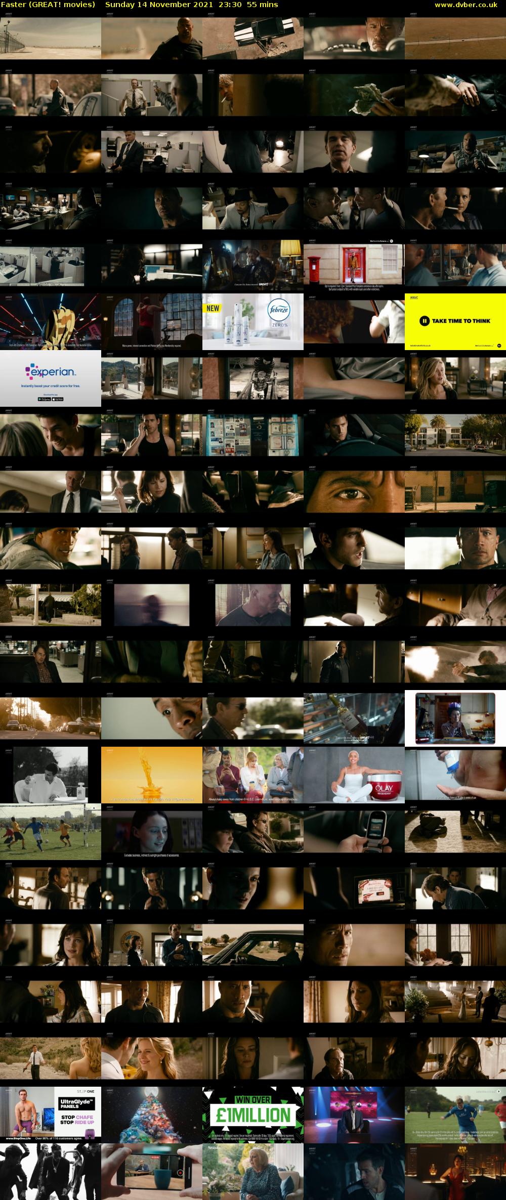 Faster (GREAT! movies) Sunday 14 November 2021 23:30 - 00:25