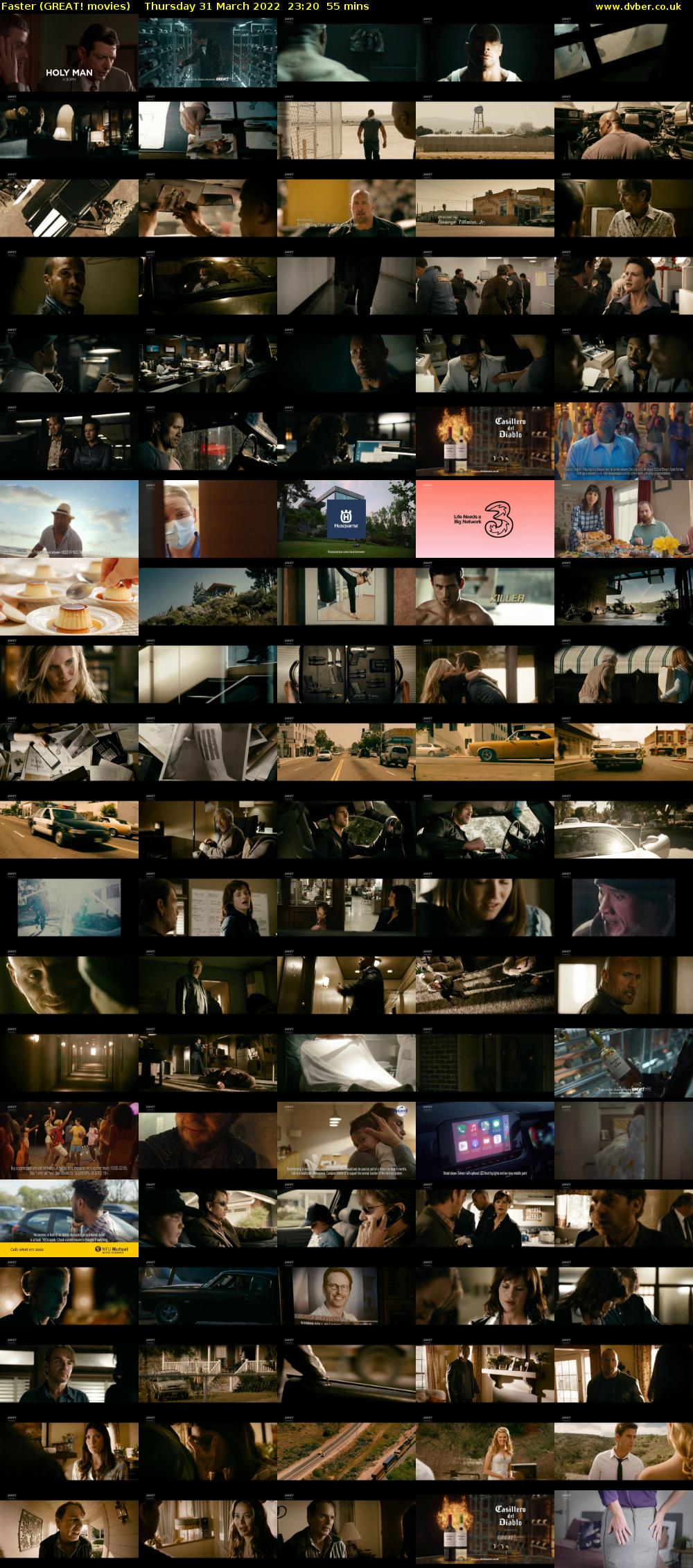 Faster (GREAT! movies) Thursday 31 March 2022 23:20 - 00:15
