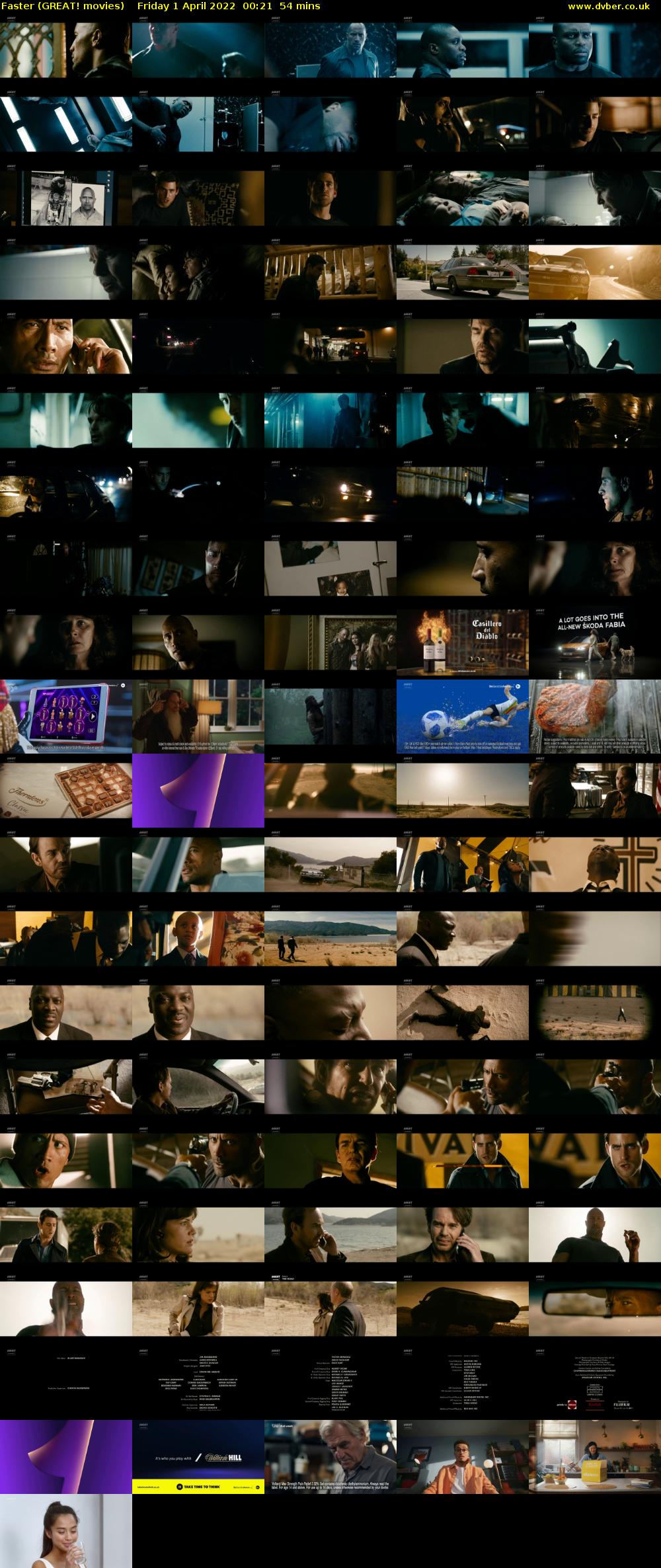 Faster (GREAT! movies) Friday 1 April 2022 00:21 - 01:15