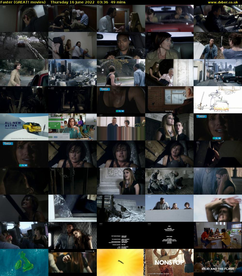 Faster (GREAT! movies) Thursday 16 June 2022 03:36 - 04:25