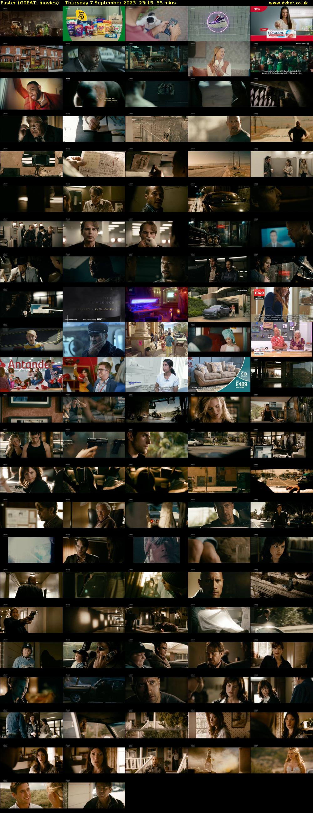 Faster (GREAT! movies) Thursday 7 September 2023 23:15 - 00:10