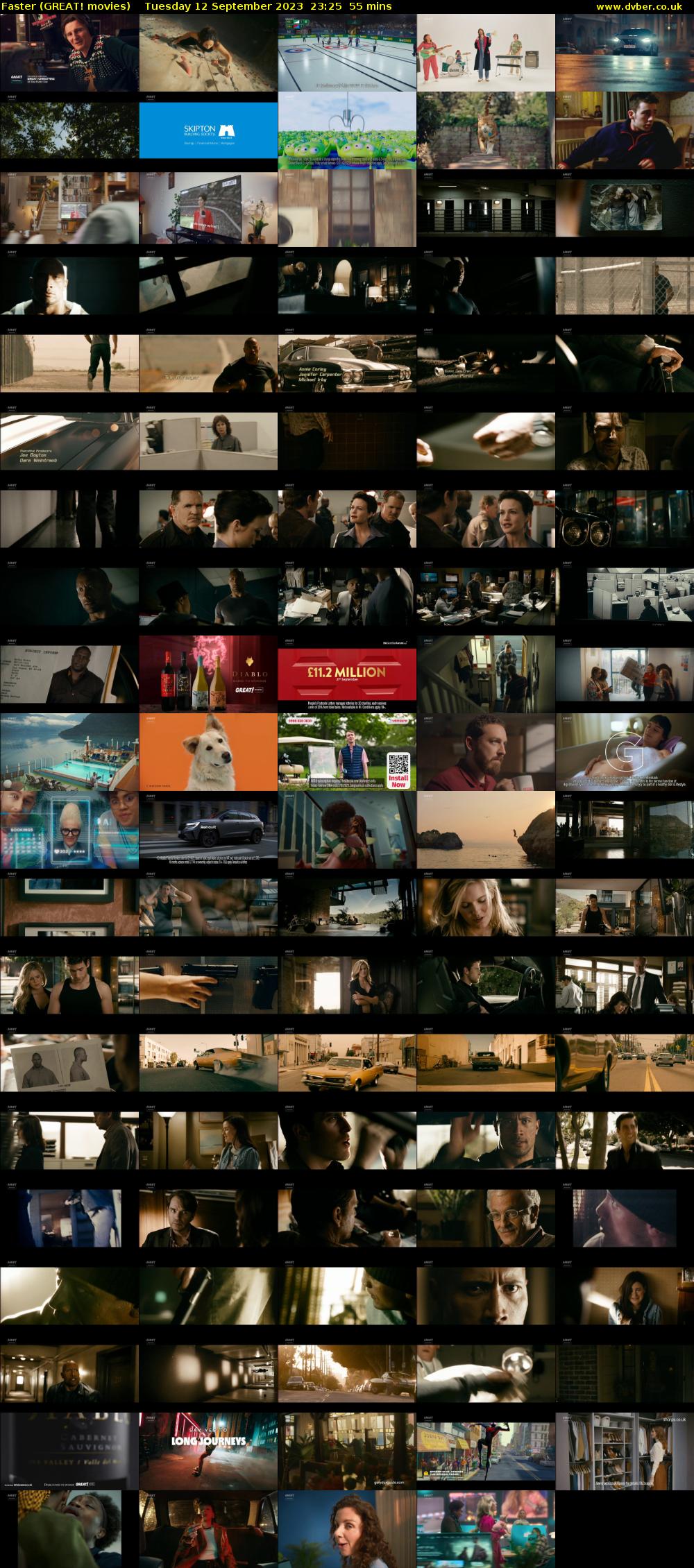 Faster (GREAT! movies) Tuesday 12 September 2023 23:25 - 00:20