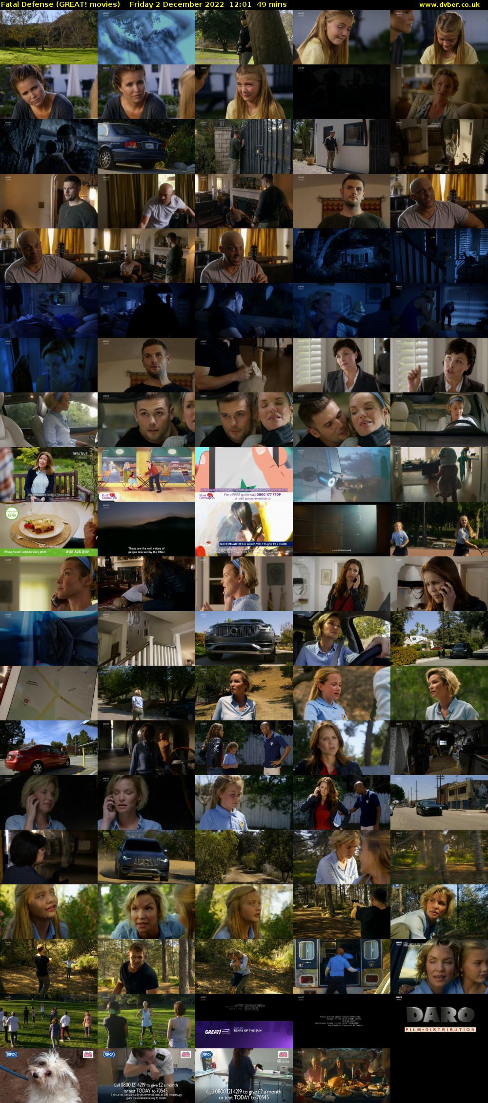 Fatal Defense (GREAT! movies) Friday 2 December 2022 12:01 - 12:50