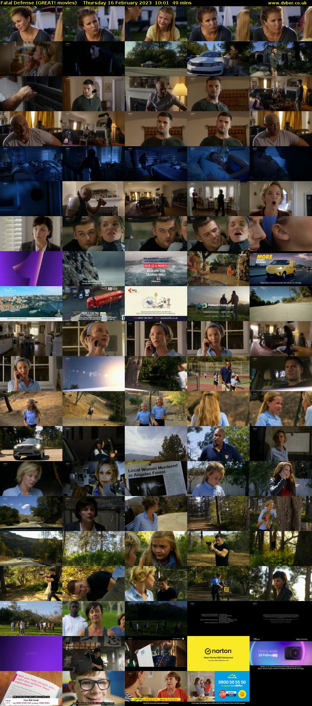 Fatal Defense (GREAT! movies) Thursday 16 February 2023 10:01 - 10:50