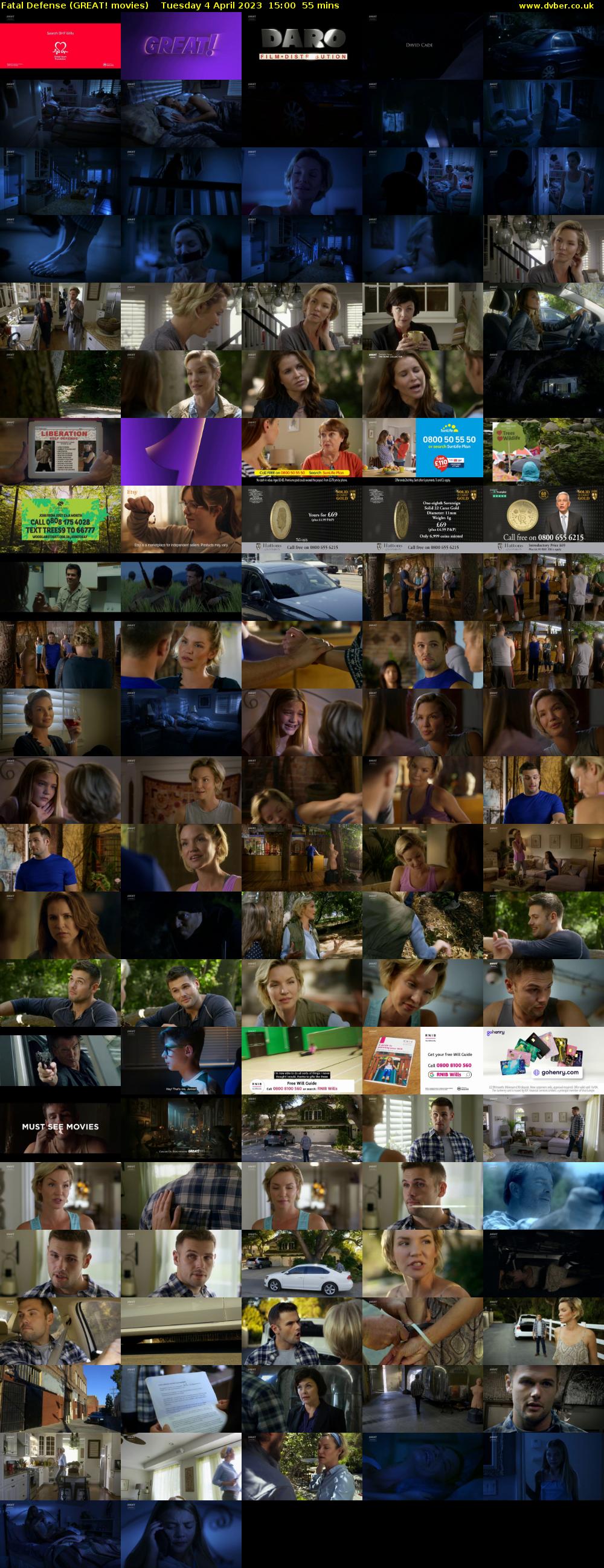 Fatal Defense (GREAT! movies) Tuesday 4 April 2023 15:00 - 15:55