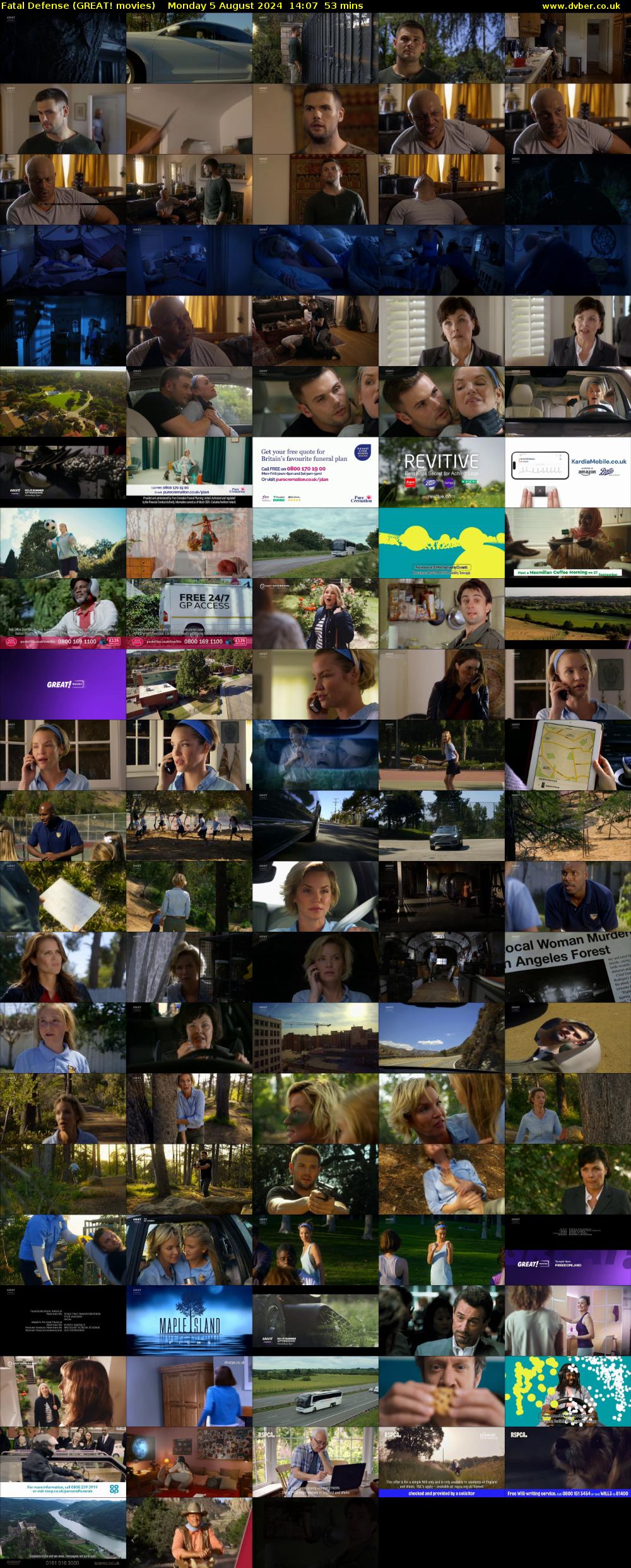 Fatal Defense (GREAT! movies) Monday 5 August 2024 14:07 - 15:00