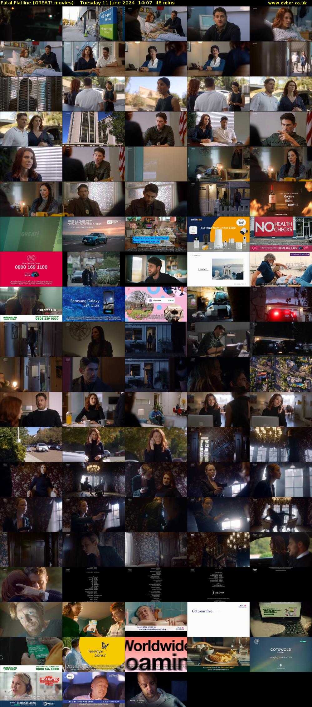 Fatal Flatline (GREAT! movies) Tuesday 11 June 2024 14:07 - 14:55