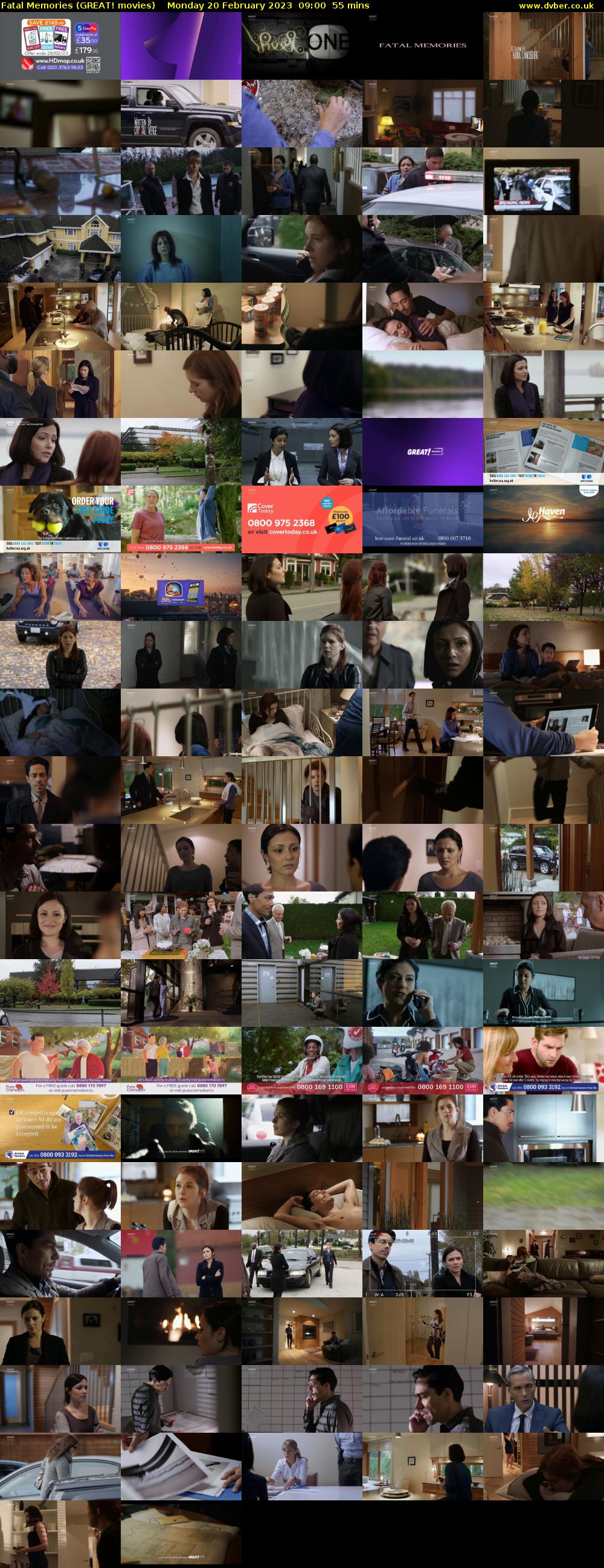 Fatal Memories (GREAT! movies) Monday 20 February 2023 09:00 - 09:55