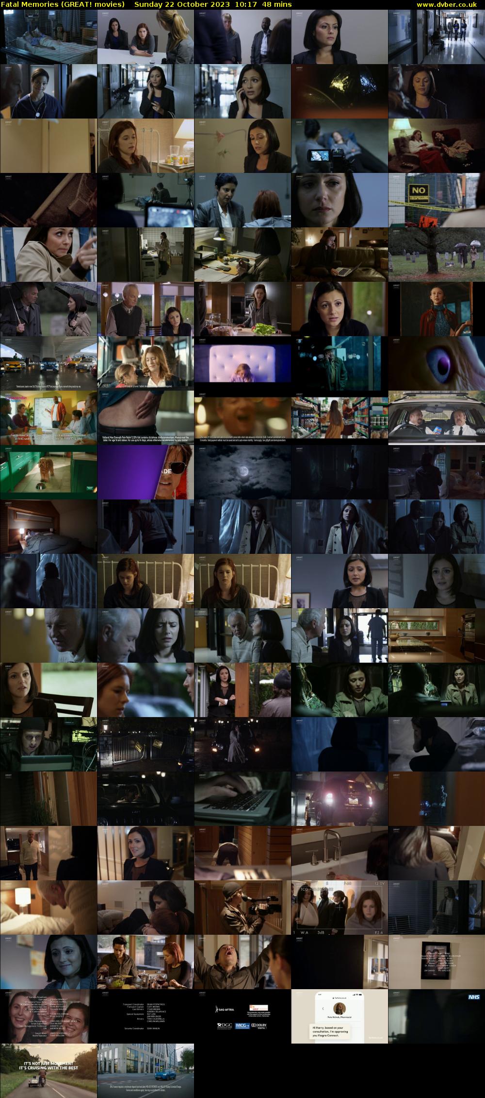 Fatal Memories (GREAT! movies) Sunday 22 October 2023 10:17 - 11:05