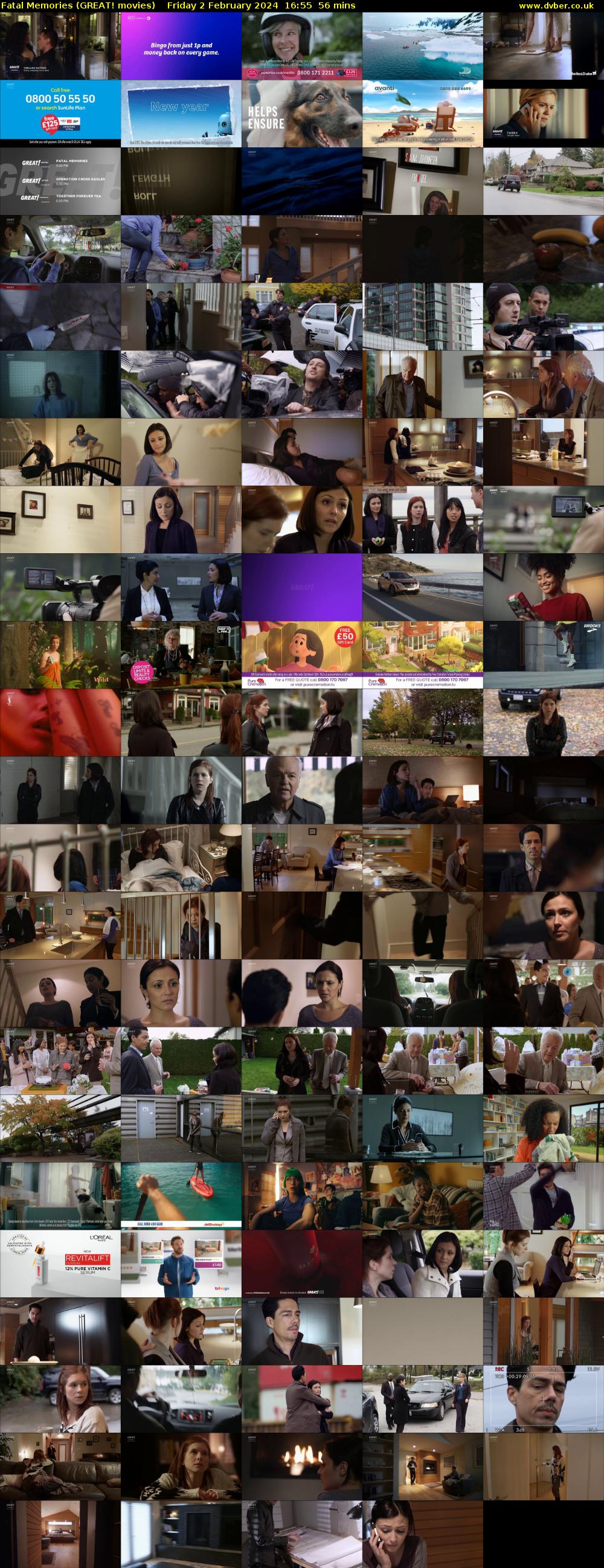 Fatal Memories (GREAT! movies) Friday 2 February 2024 16:55 - 17:51