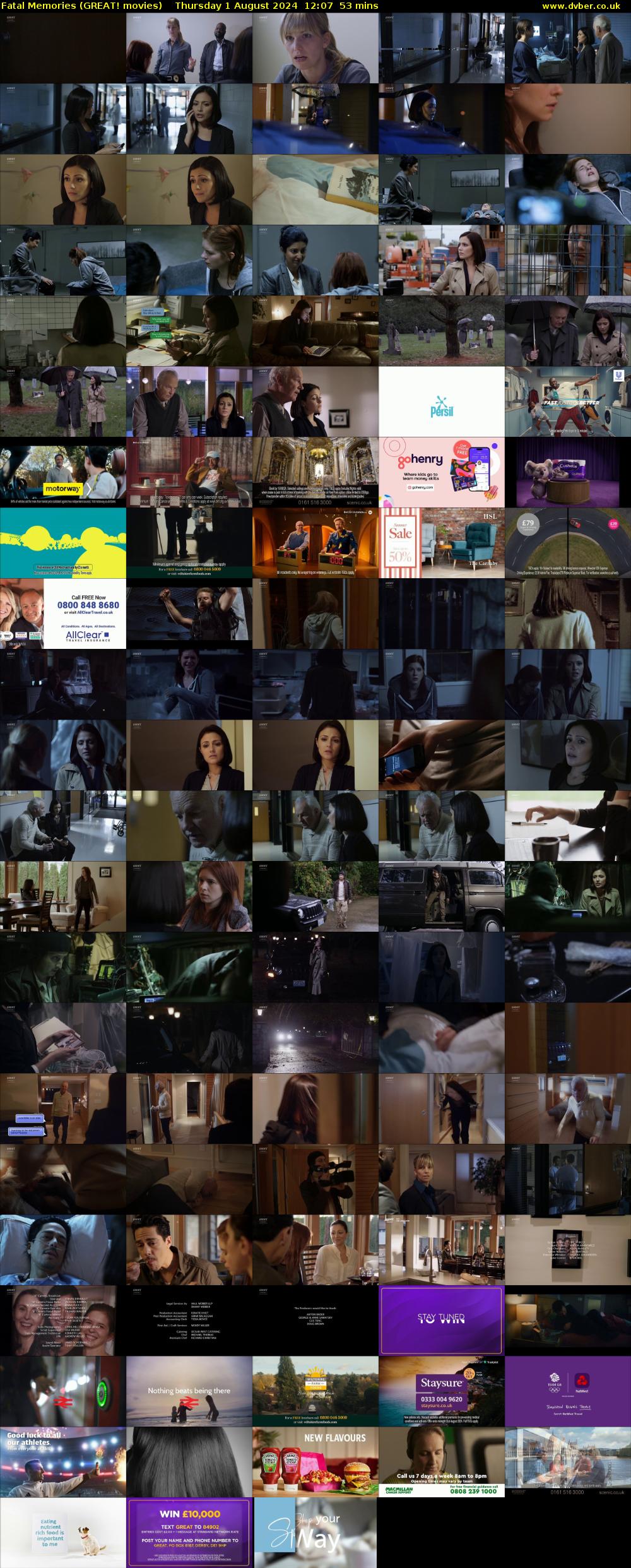Fatal Memories (GREAT! movies) Thursday 1 August 2024 12:07 - 13:00