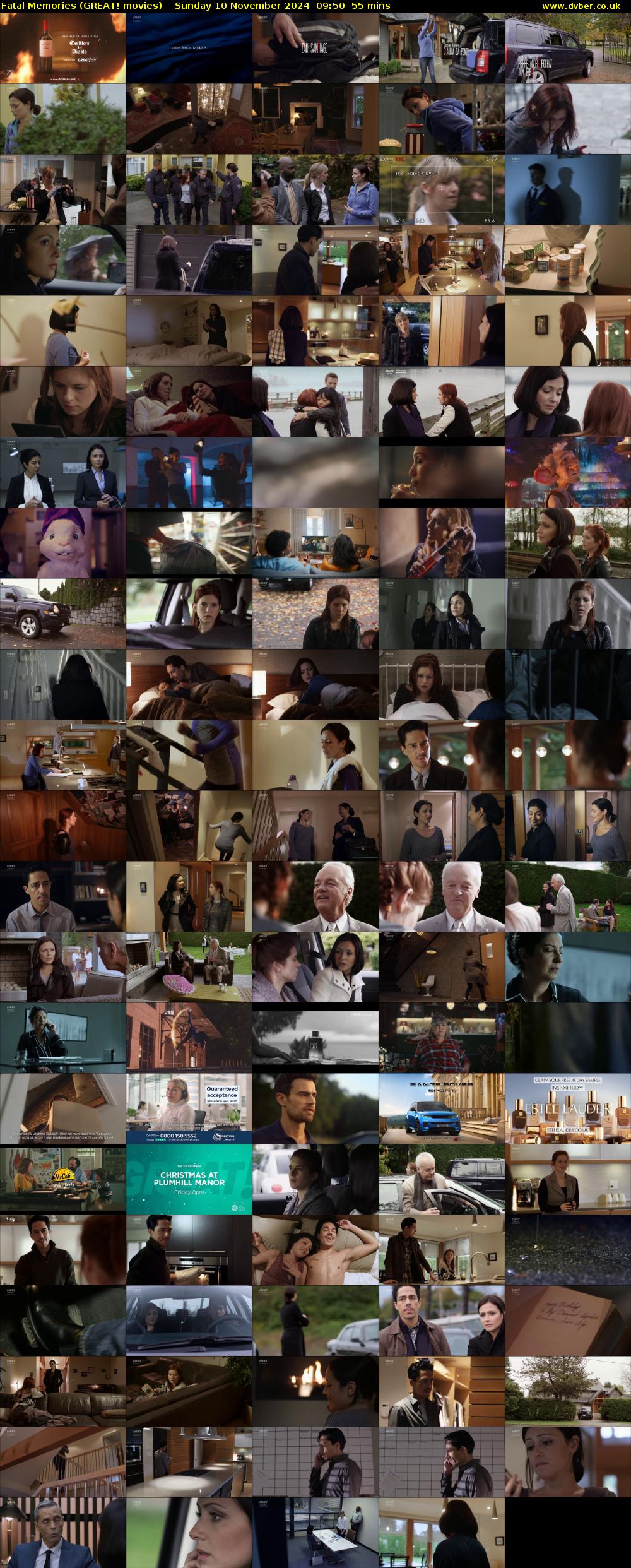 Fatal Memories (GREAT! movies) Sunday 10 November 2024 09:50 - 10:45