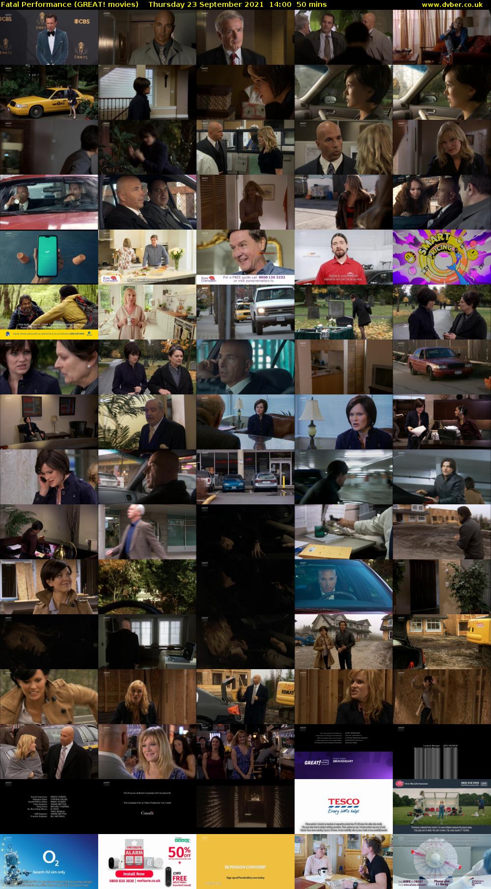 Fatal Performance (GREAT! movies) Thursday 23 September 2021 14:00 - 14:50