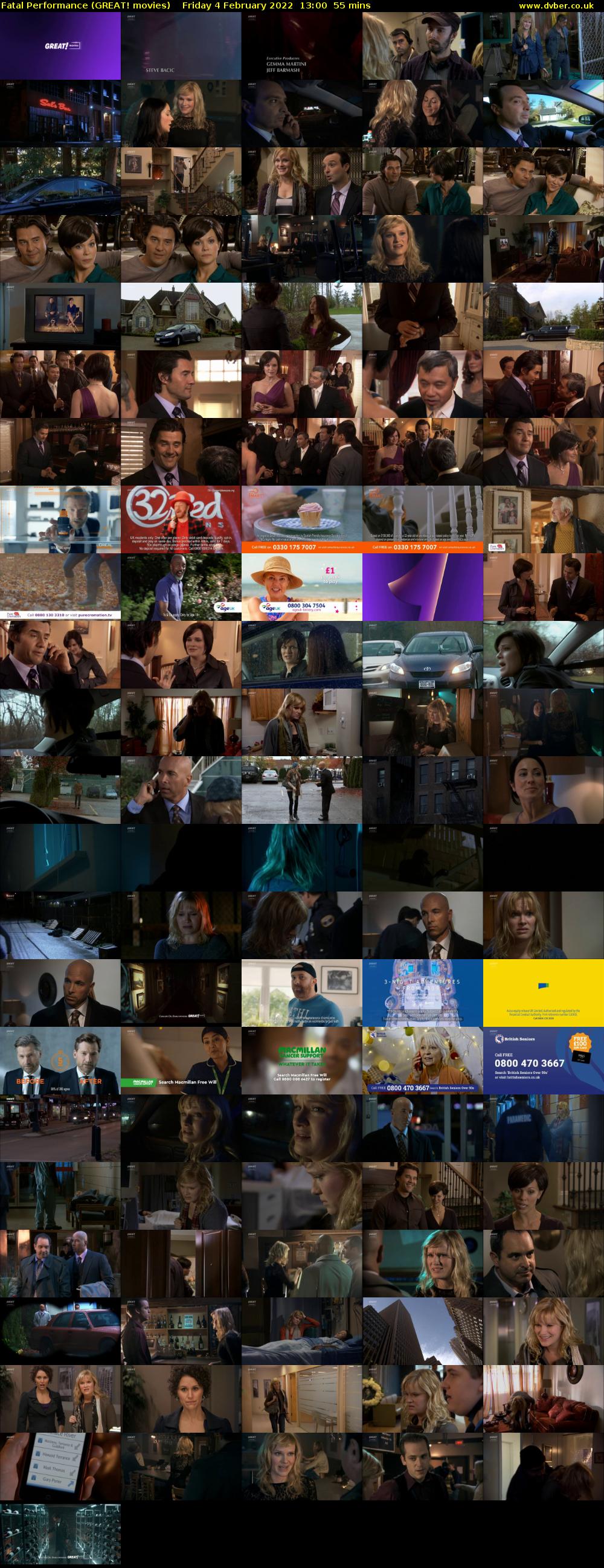 Fatal Performance (GREAT! movies) Friday 4 February 2022 13:00 - 13:55