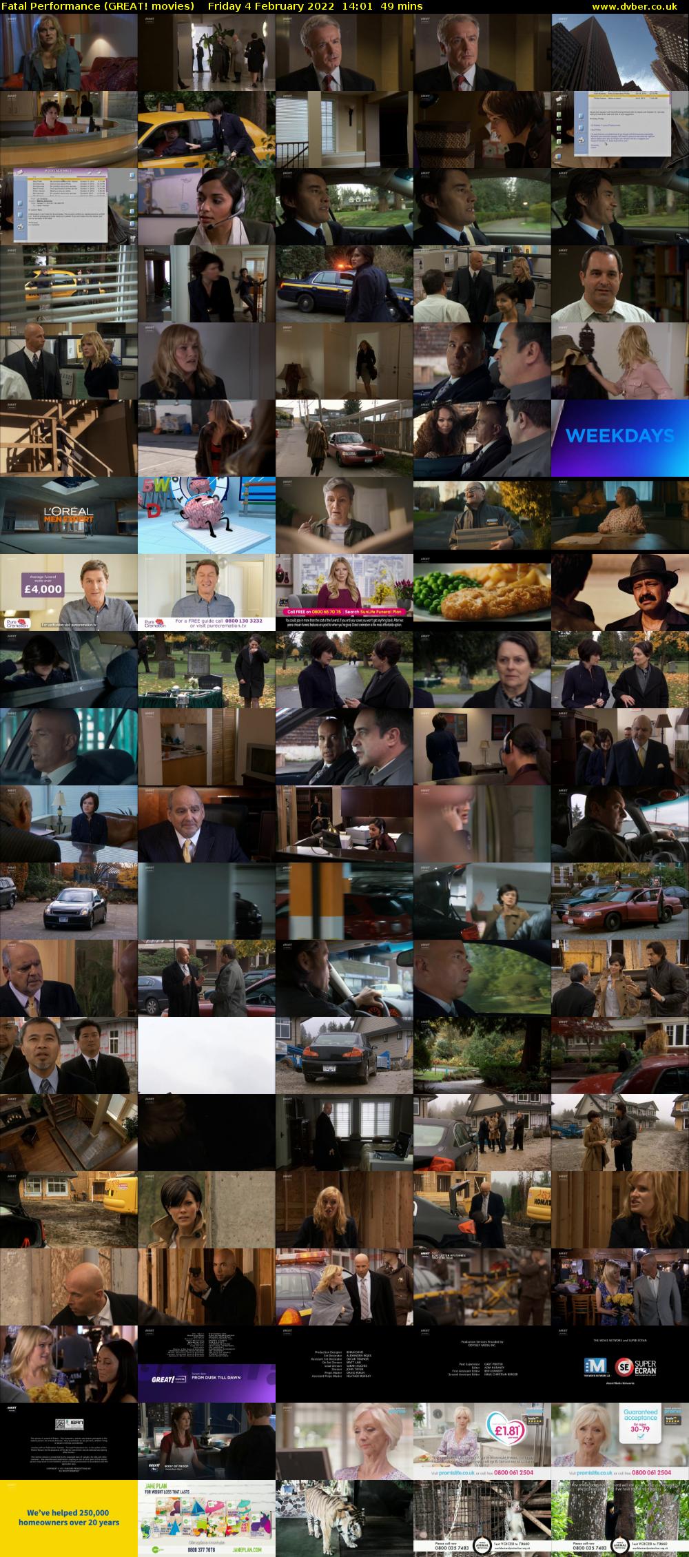 Fatal Performance (GREAT! movies) Friday 4 February 2022 14:01 - 14:50