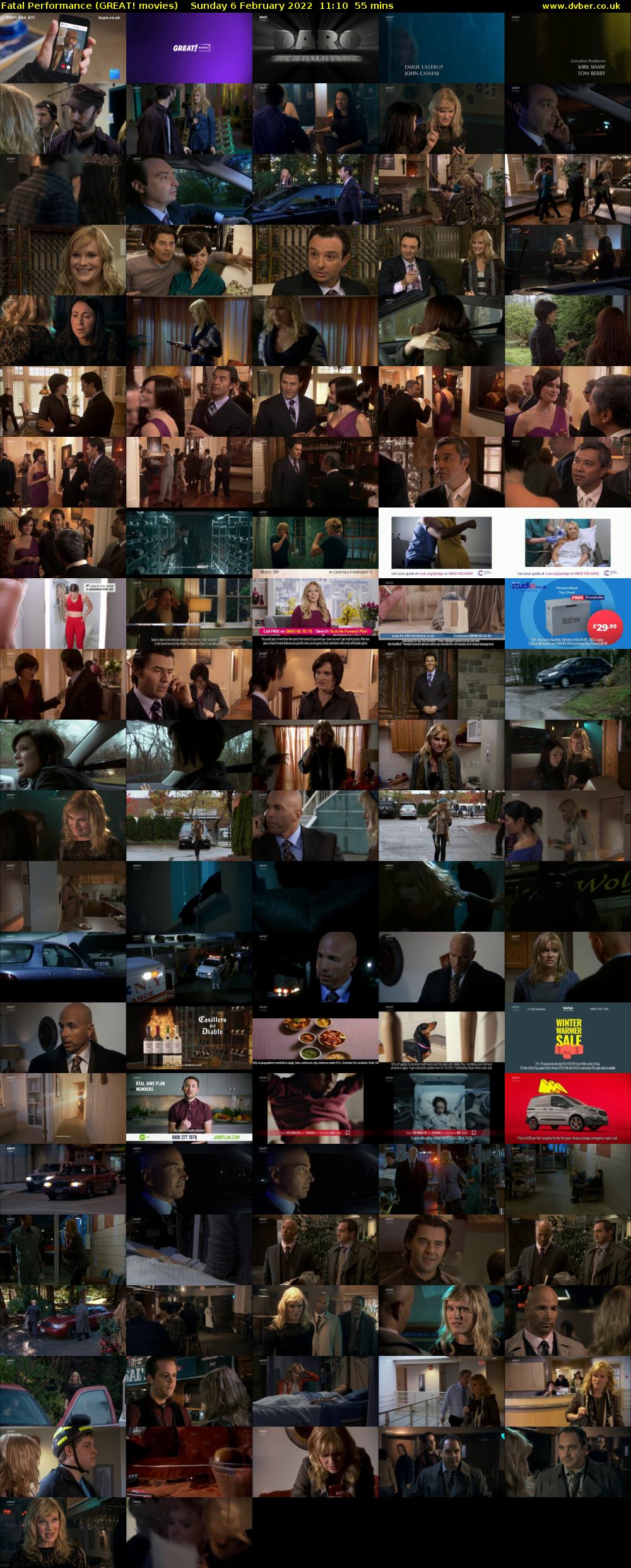 Fatal Performance (GREAT! movies) Sunday 6 February 2022 11:10 - 12:05