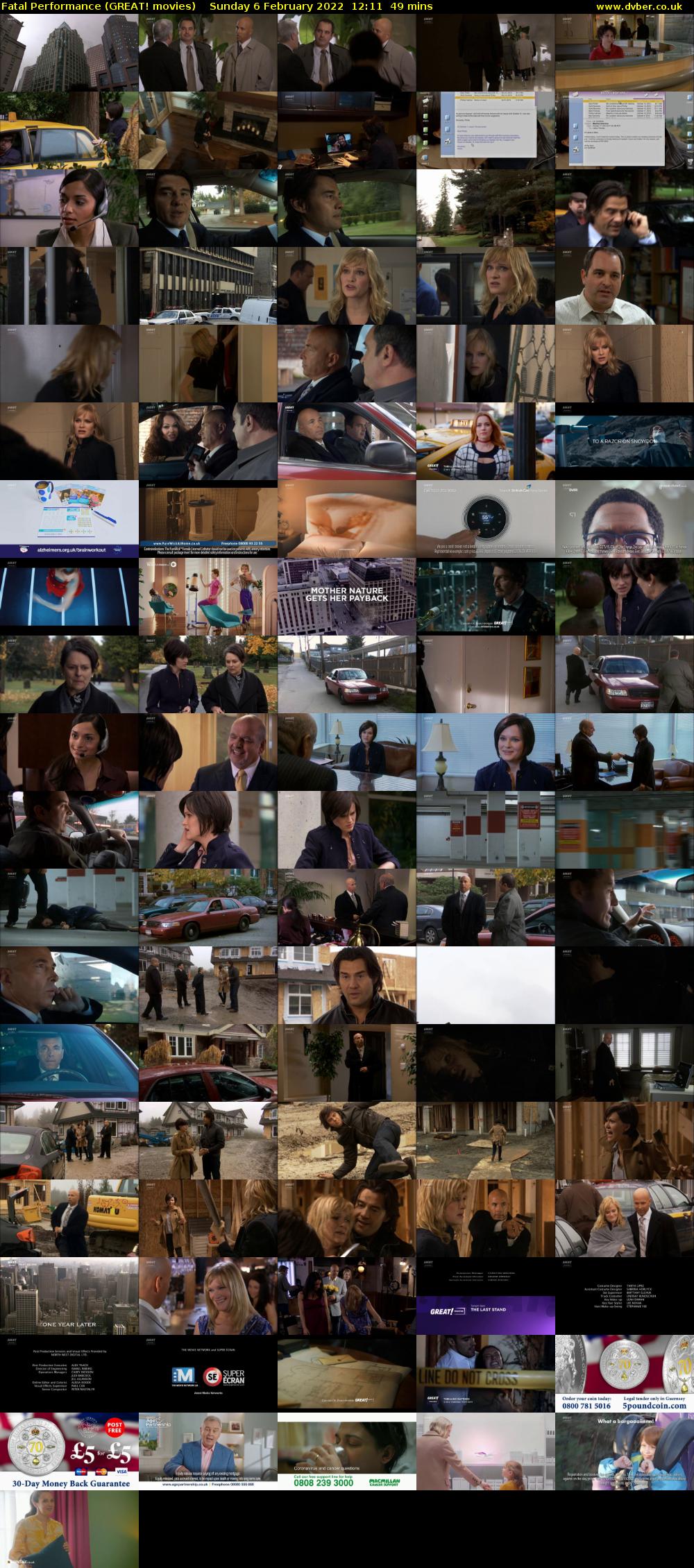 Fatal Performance (GREAT! movies) Sunday 6 February 2022 12:11 - 13:00